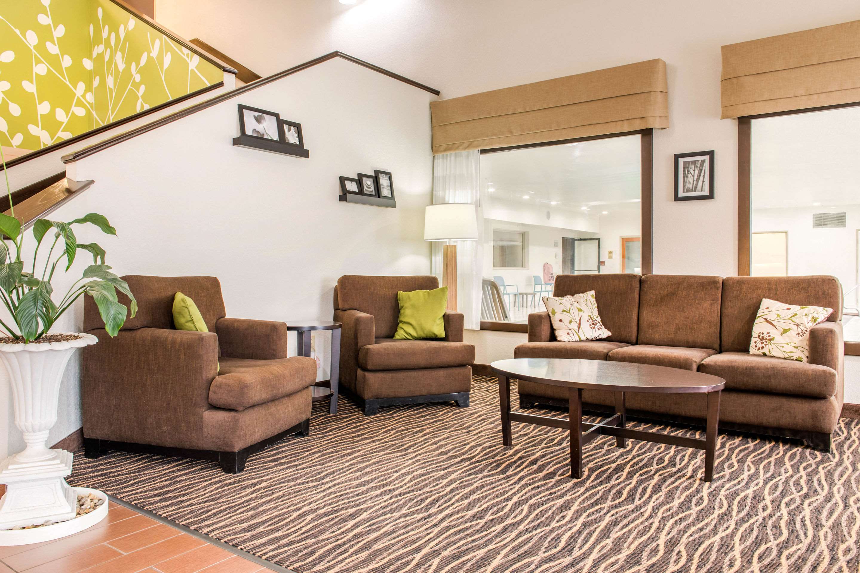 Spacious lobby with sitting area | Sleep Inn & Suites
