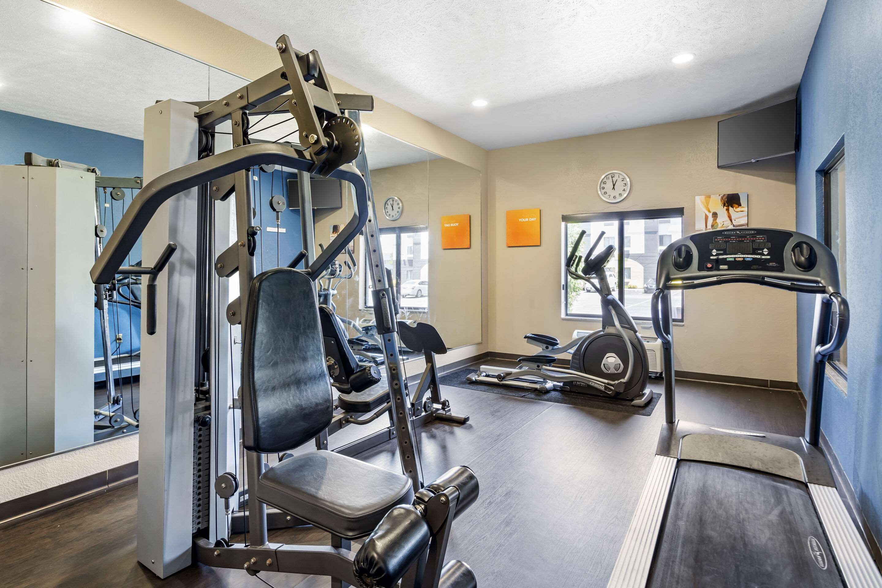 Exercise room with cardio equipment | Comfort Suites Merrillville near US 30
