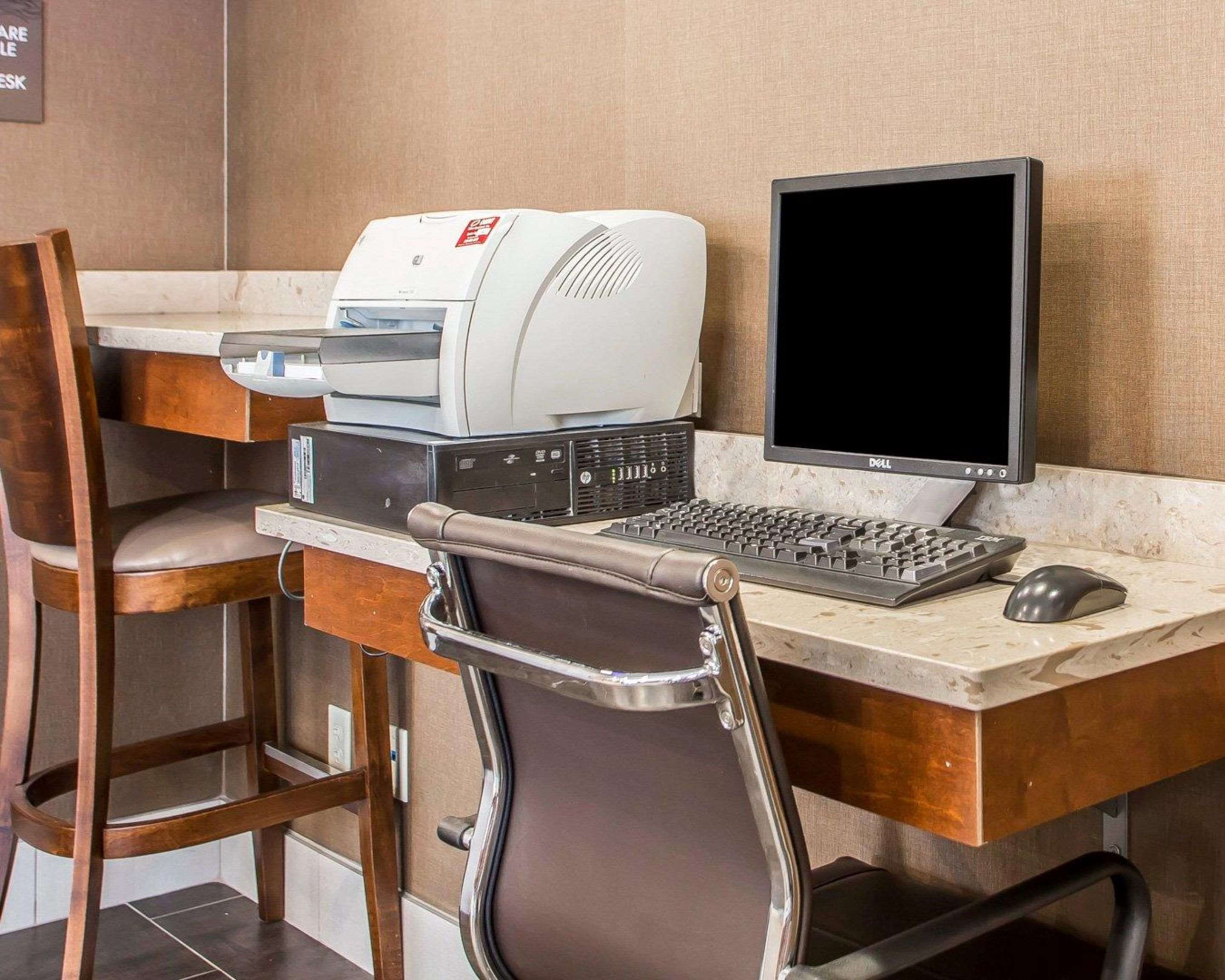 Business center with free wireless Internet access