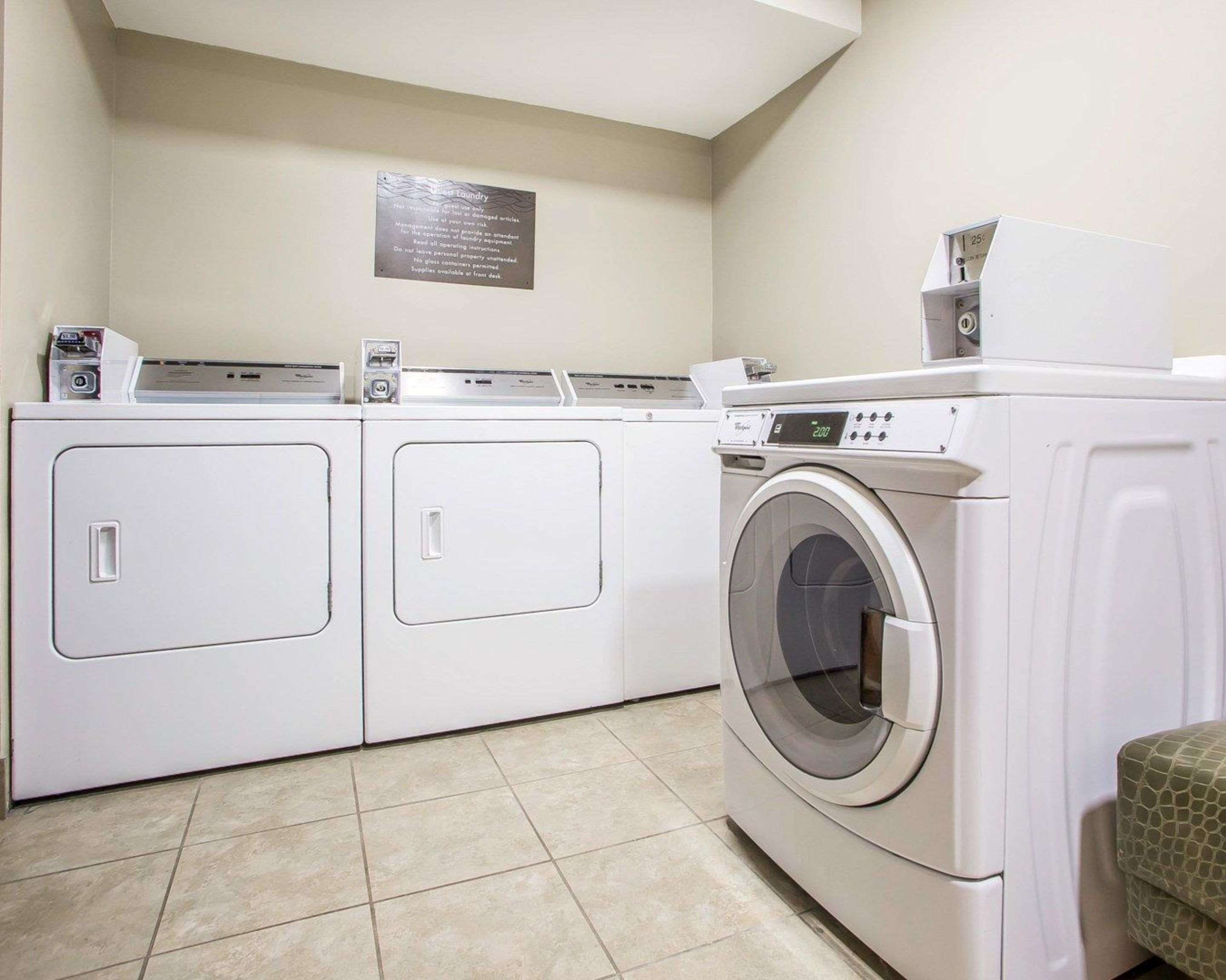 Guest laundry facilities