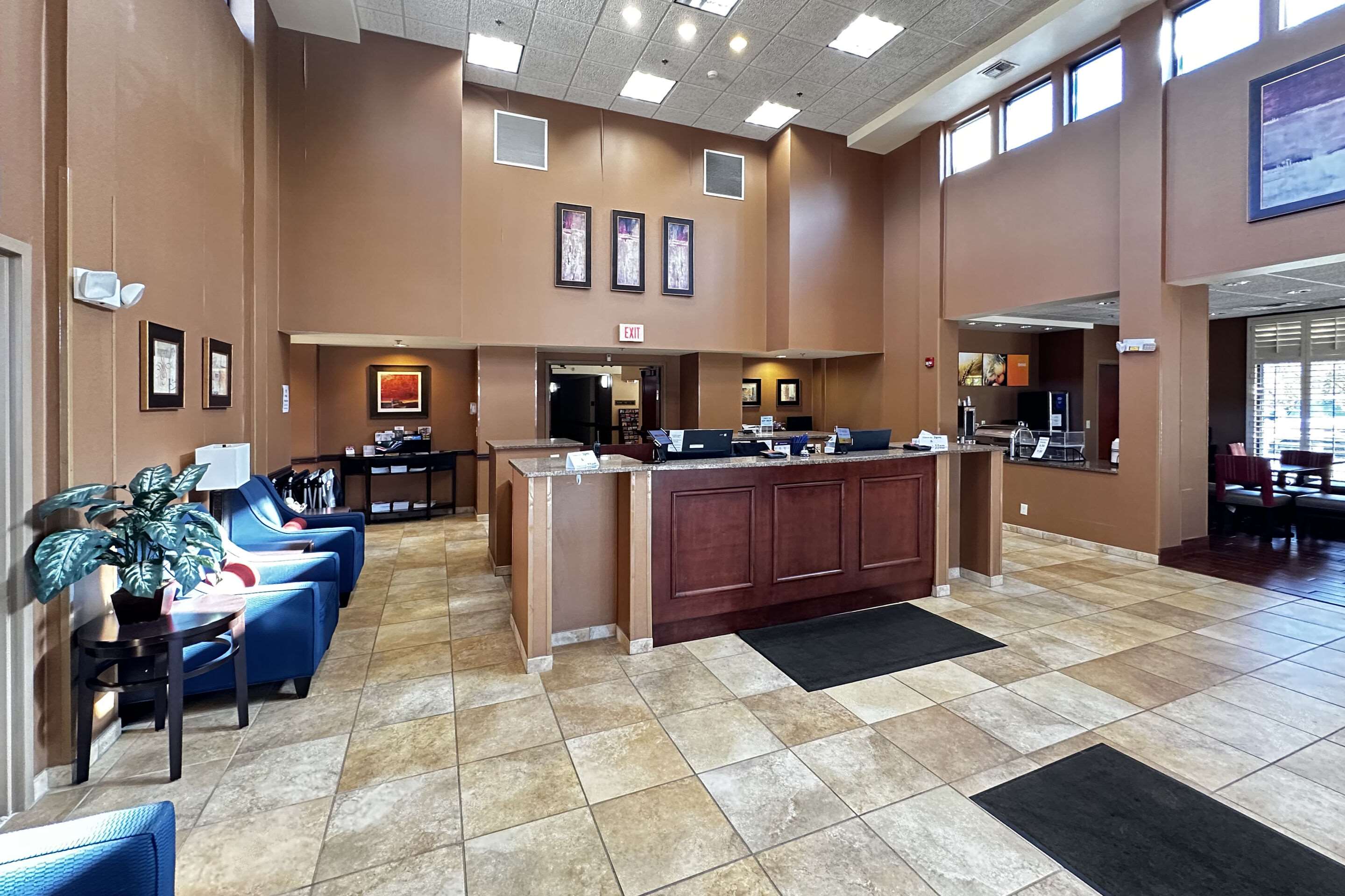 Hotel lobby