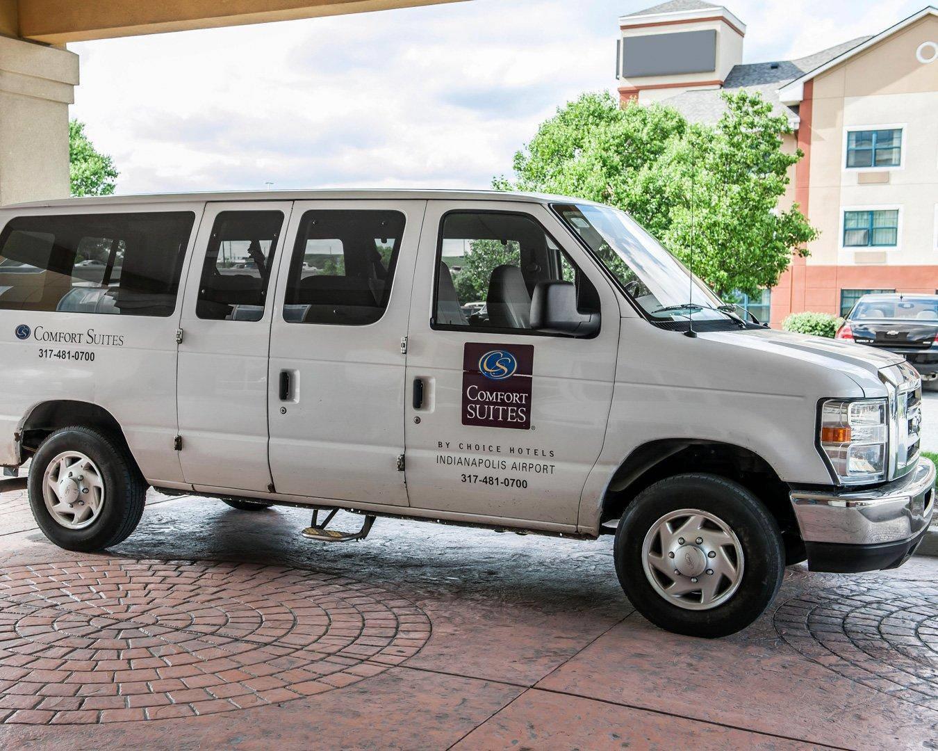 Hotel shuttle available | Comfort Suites near Indianapolis Airport