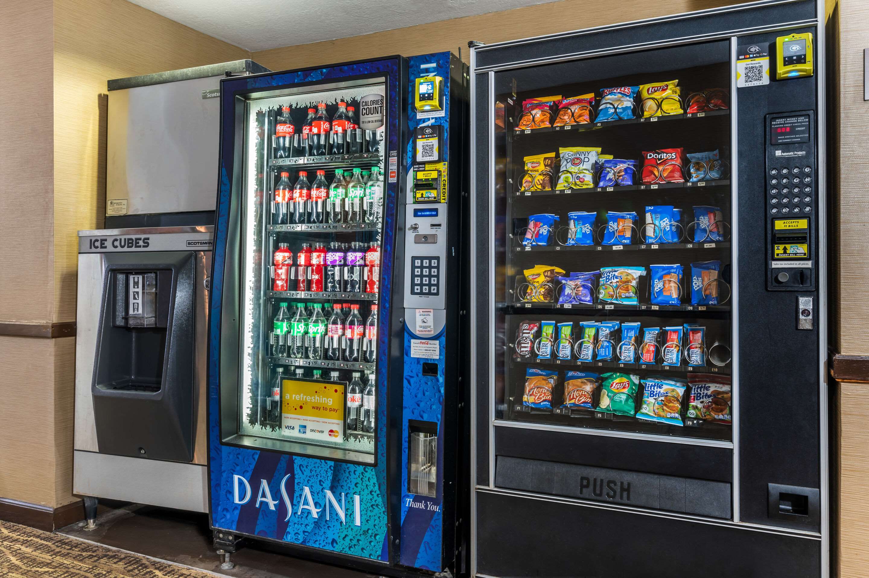 Hotel vending area