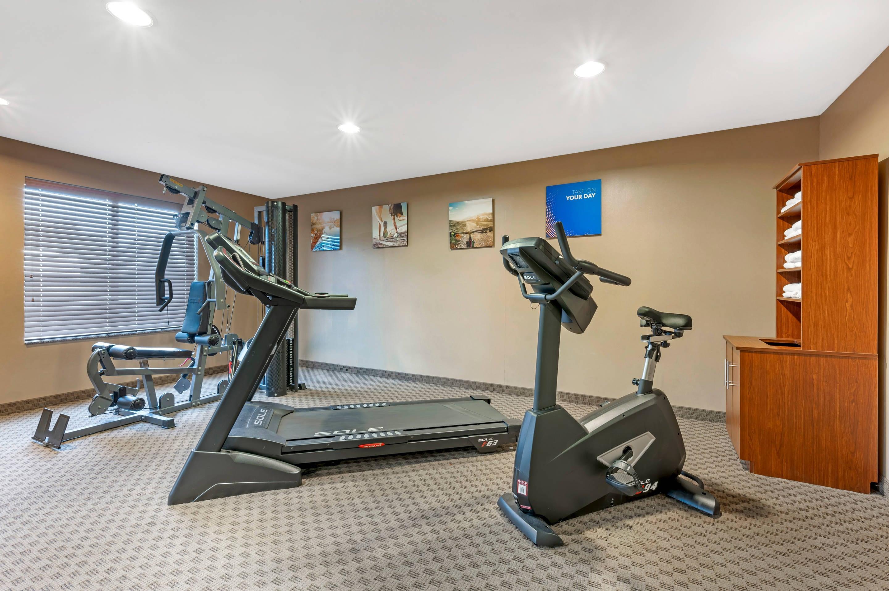 Fitness center | Comfort Suites French Lick