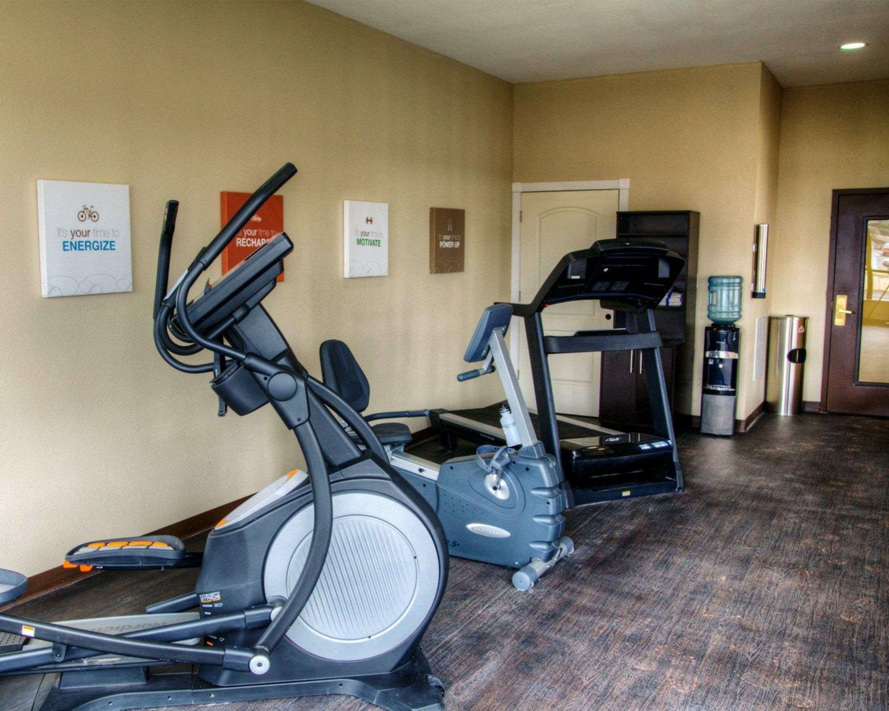 Fitness center with cardio equipment