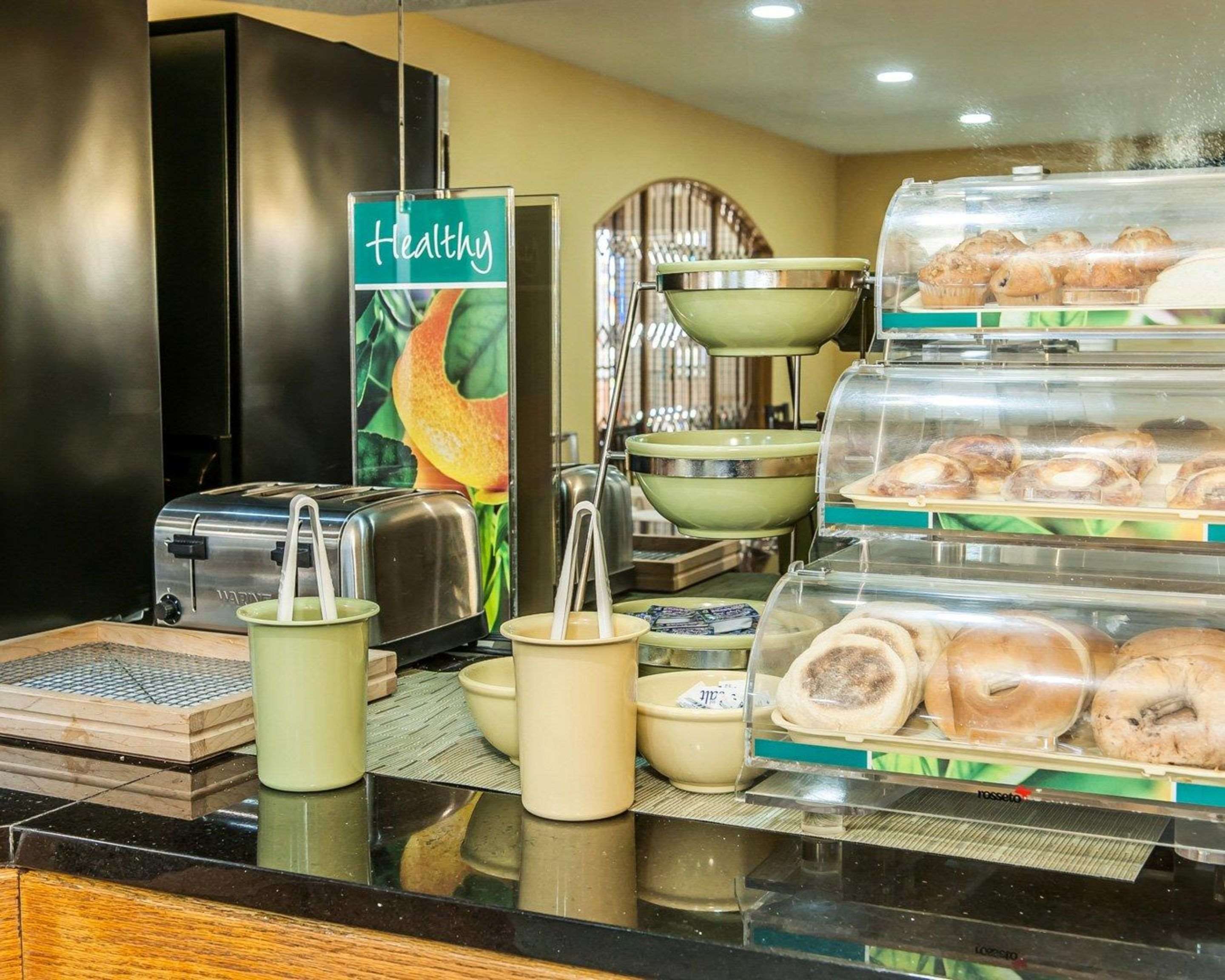 Assorted breakfast items