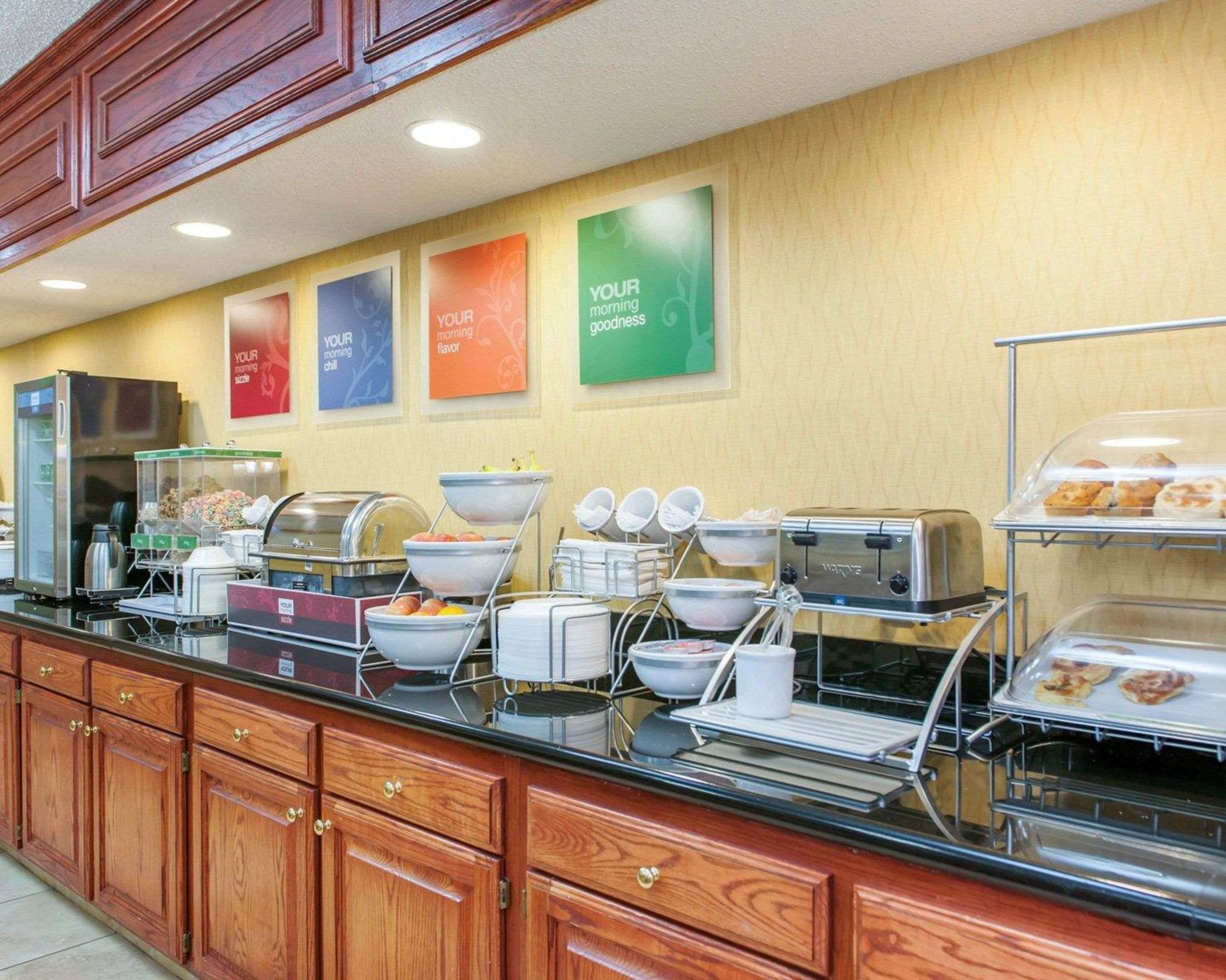 Assorted breakfast items