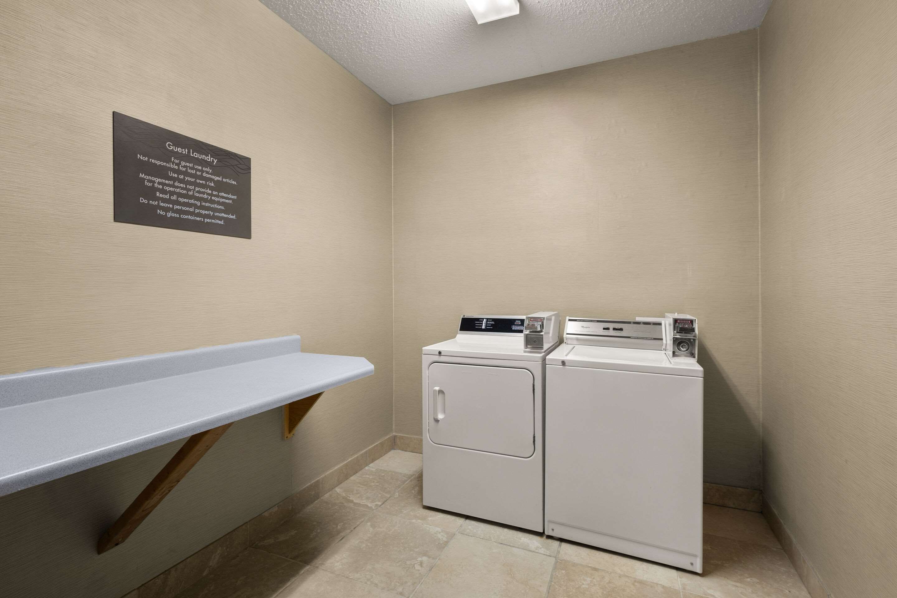 Guest laundry facilities