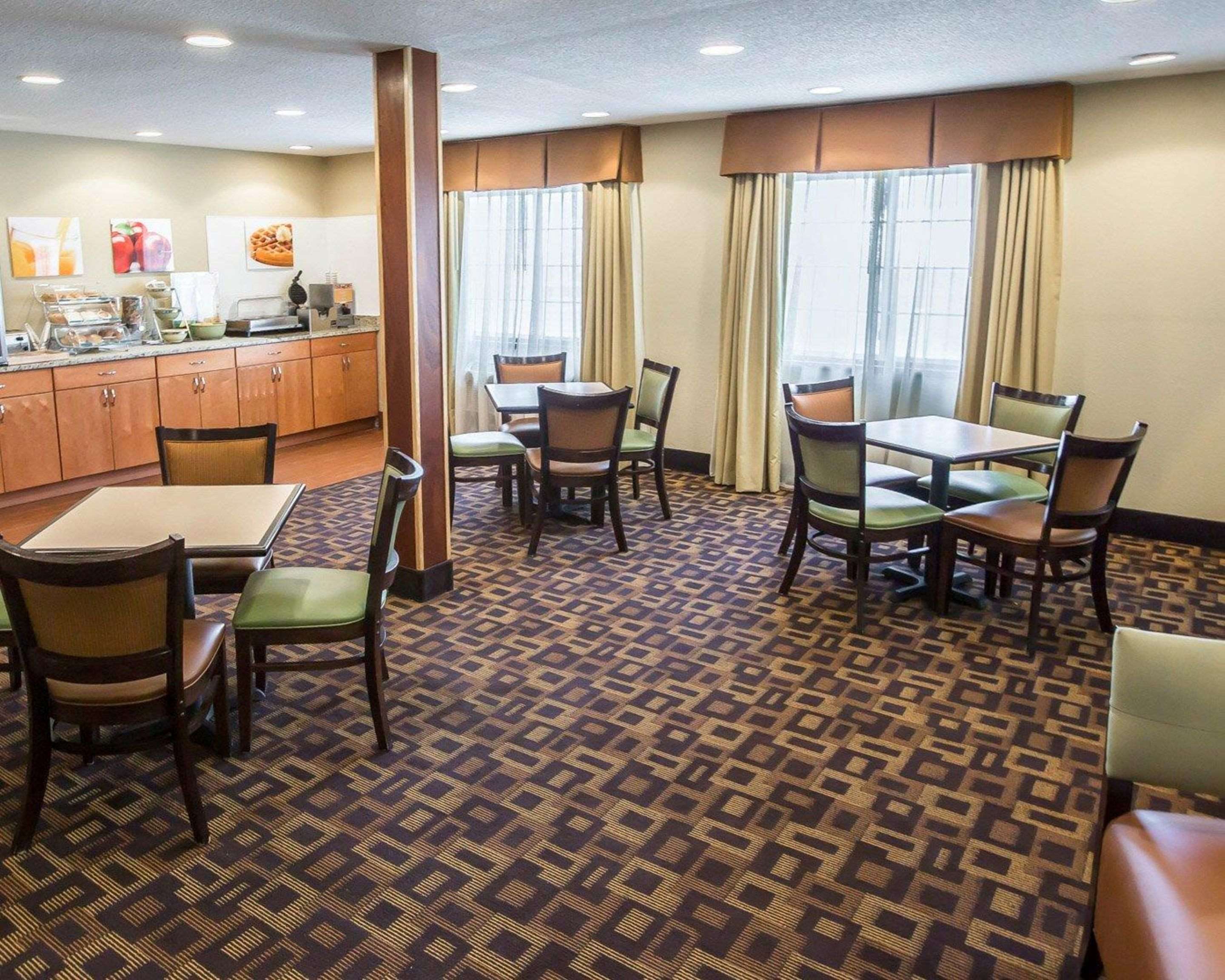 Spacious breakfast area