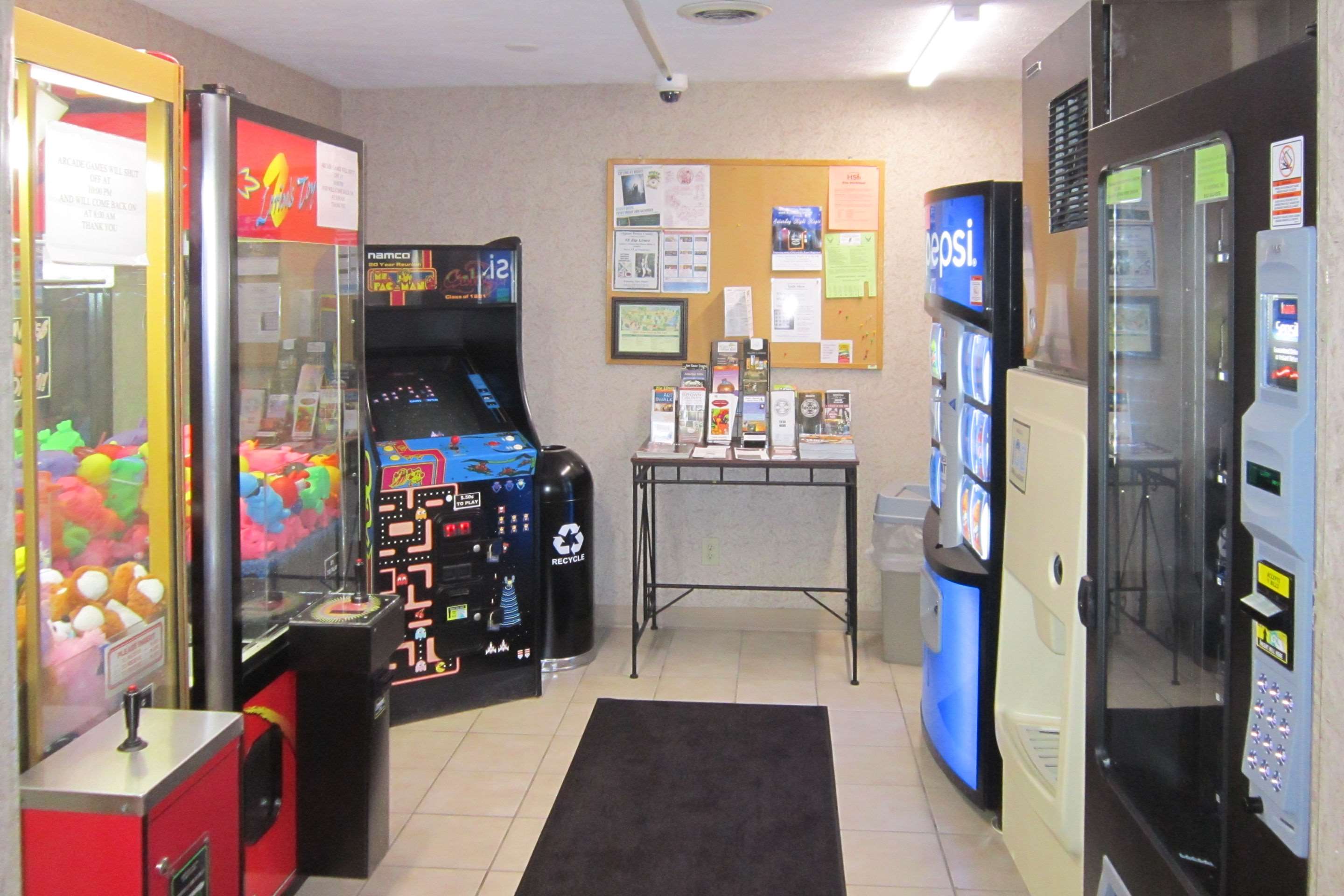 Vending and game room