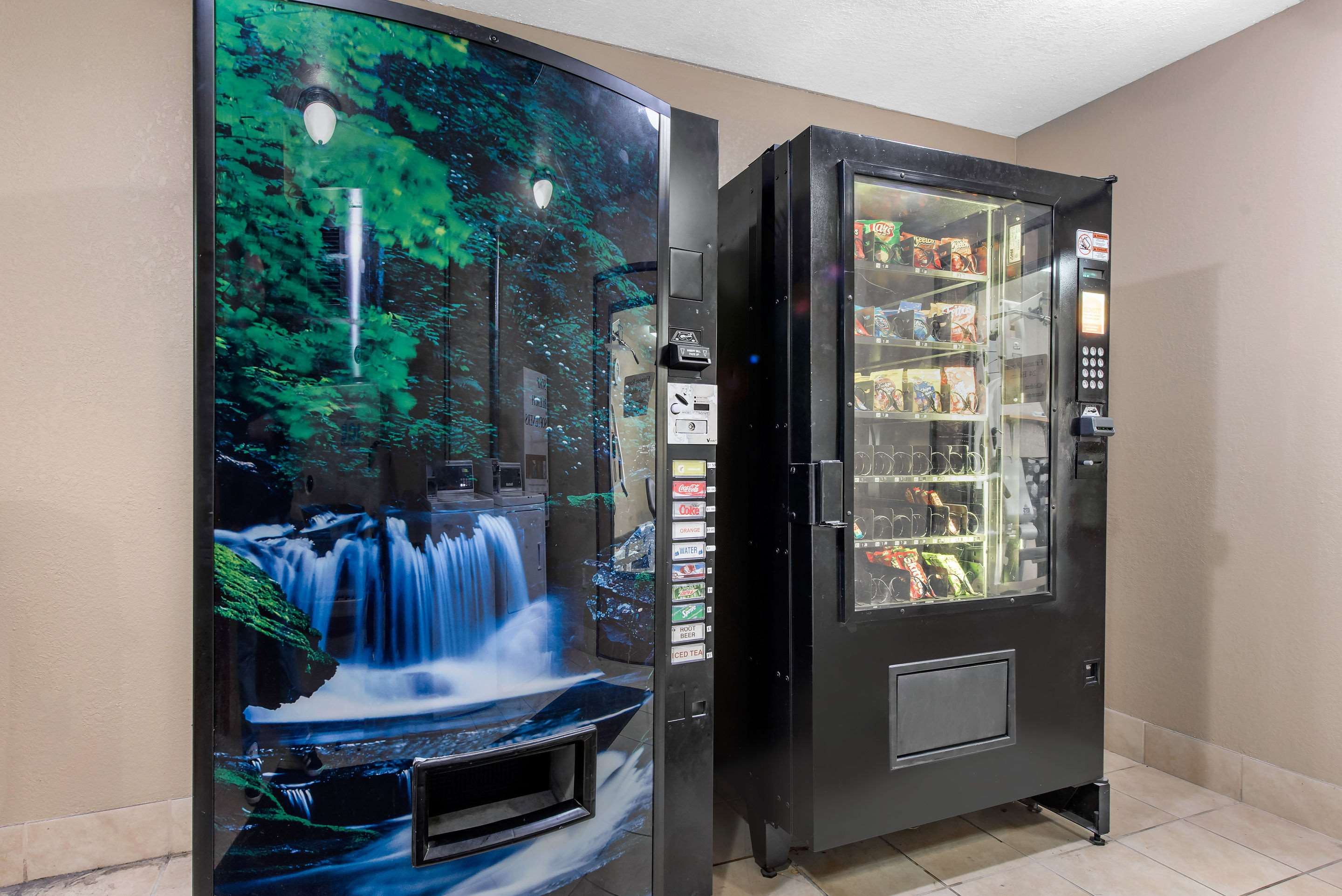 Hotel vending area