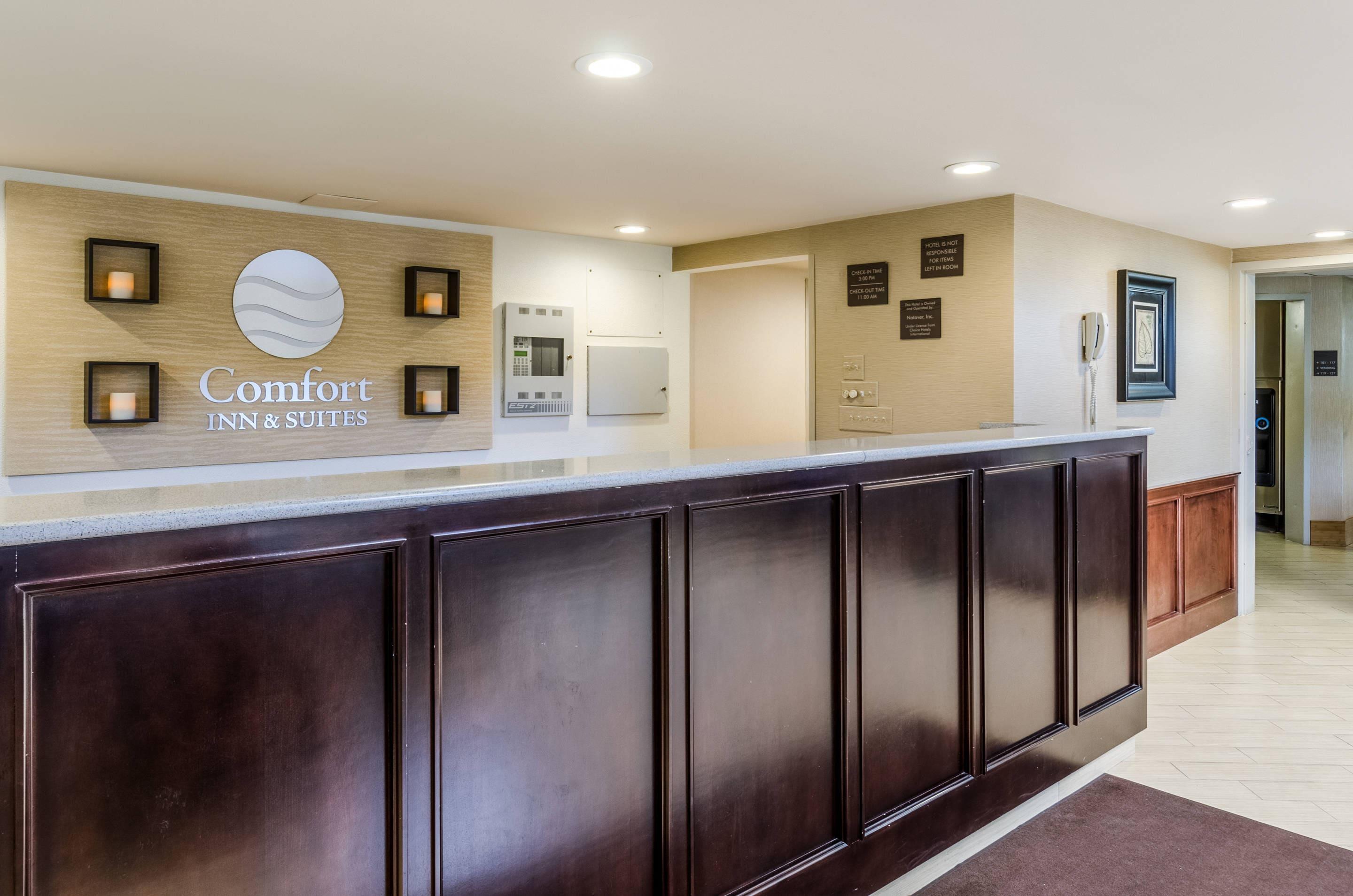 Front desk with friendly staff | Comfort Inn & Suites