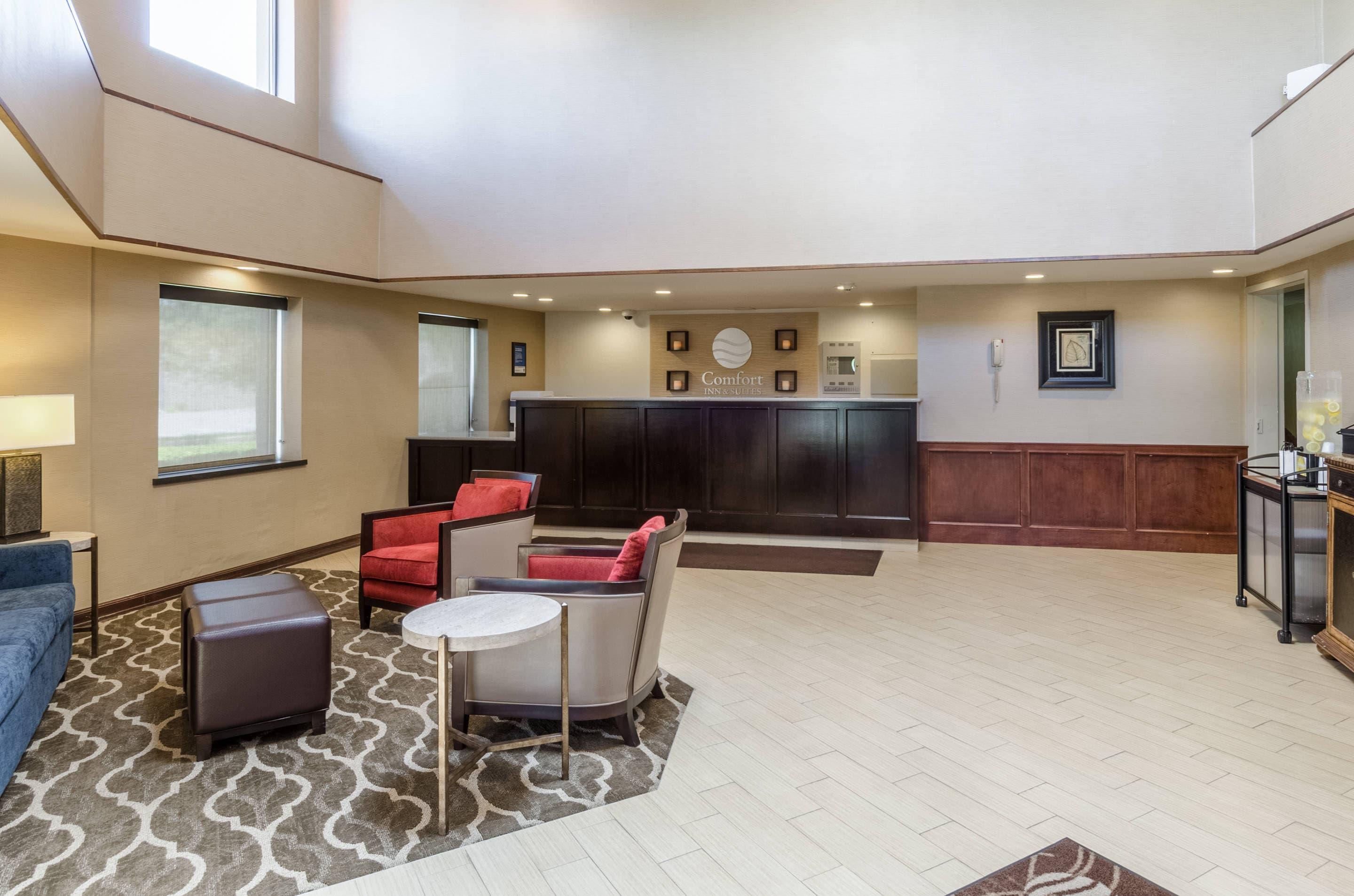 Spacious lobby | Comfort Inn & Suites