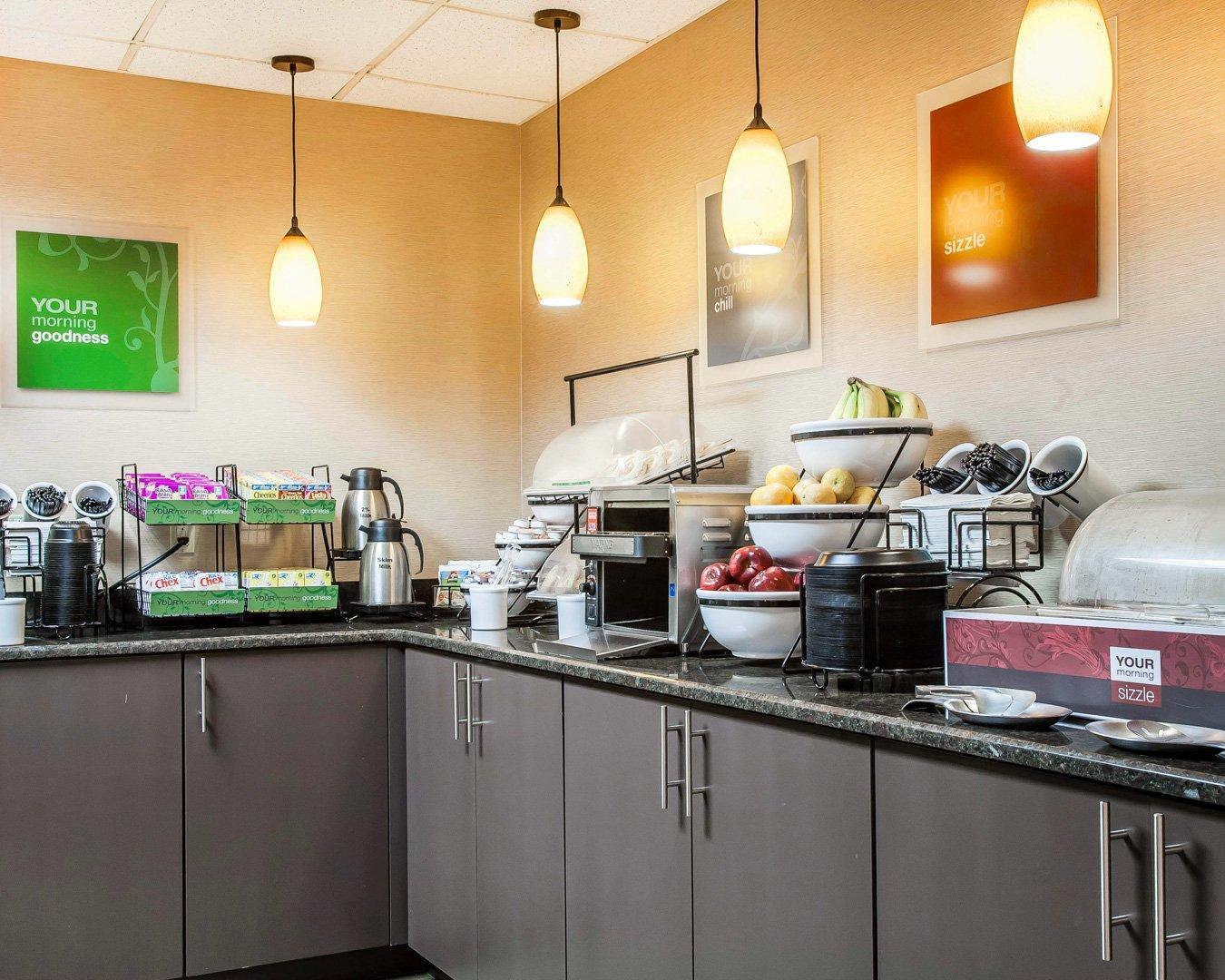 Assorted breakfast items | Comfort Inn & Suites Sturbridge - Brimfield