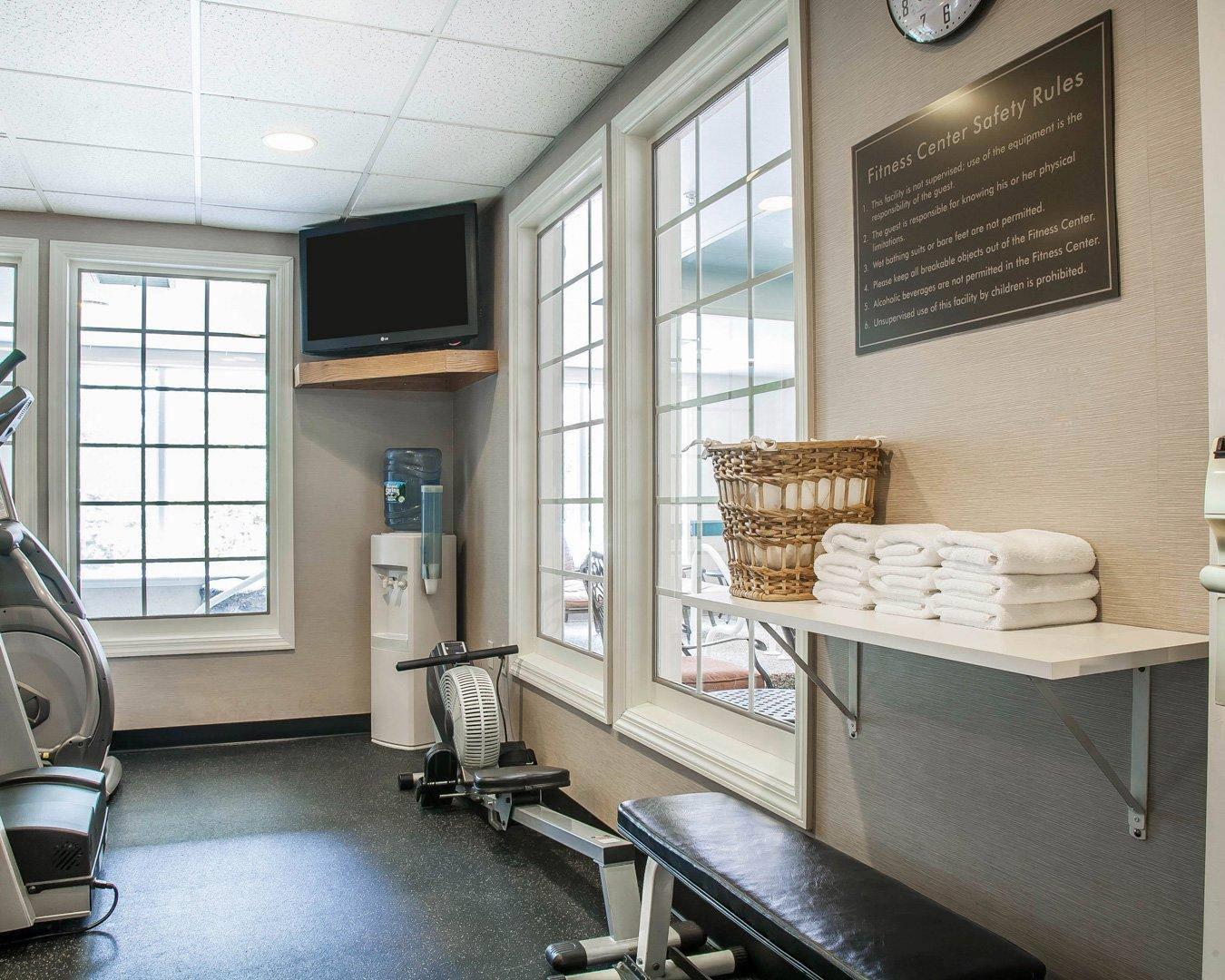 Exercise room with television | Comfort Inn & Suites Sturbridge - Brimfield