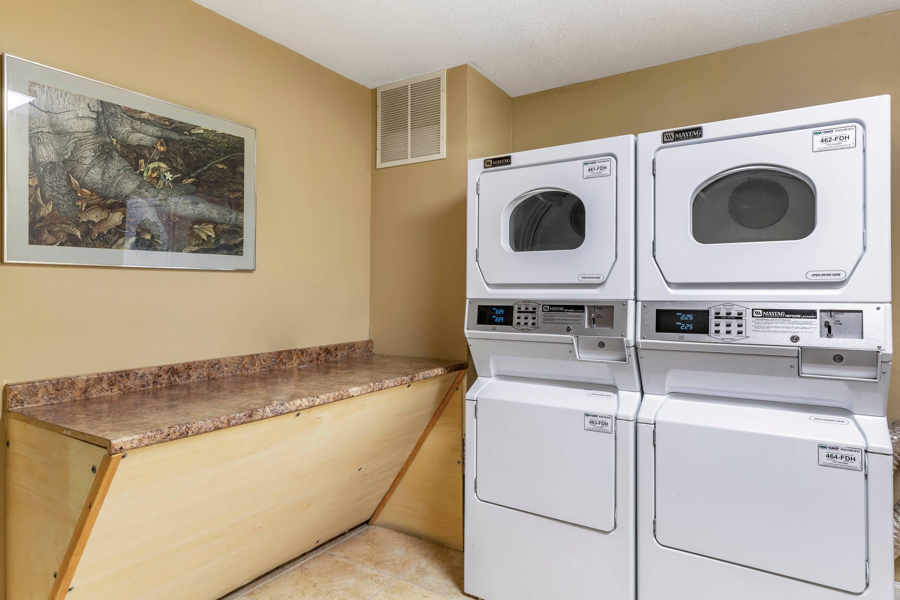 Guest laundry facilities