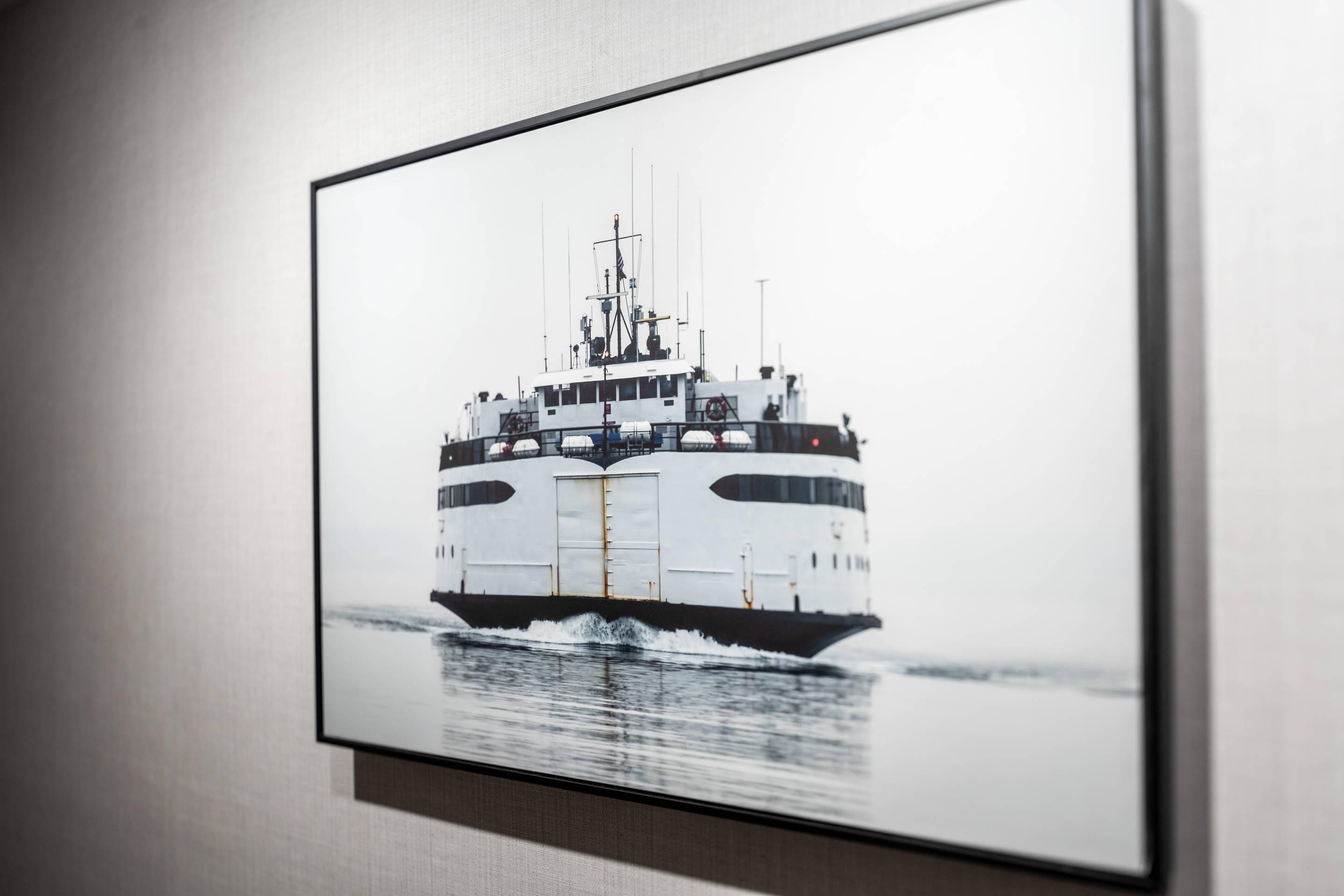 One of a kind island art featured in the Edgartown Clarion Hotel