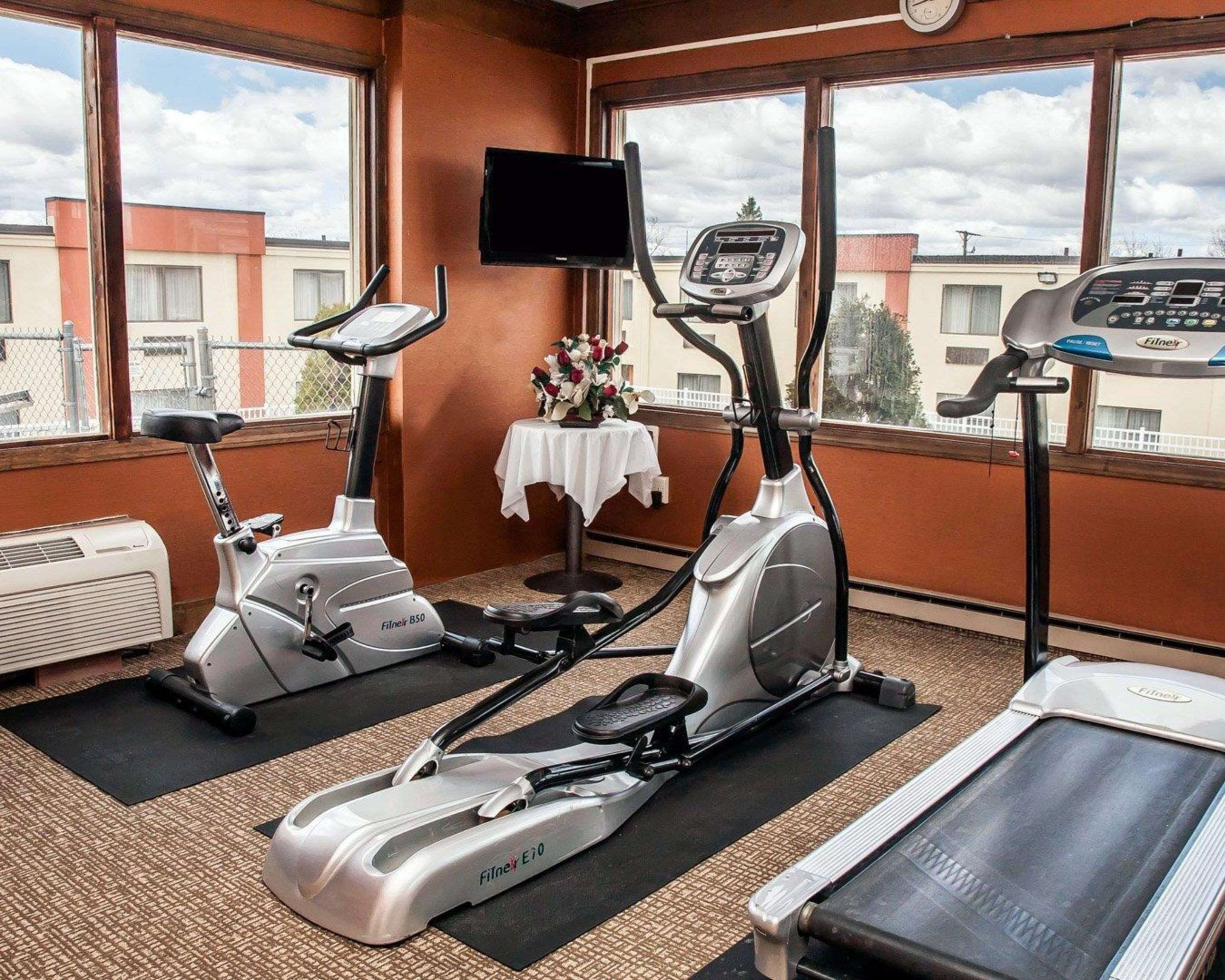 Exercise room with cardio equipment | Quality Inn Seekonk - Providence