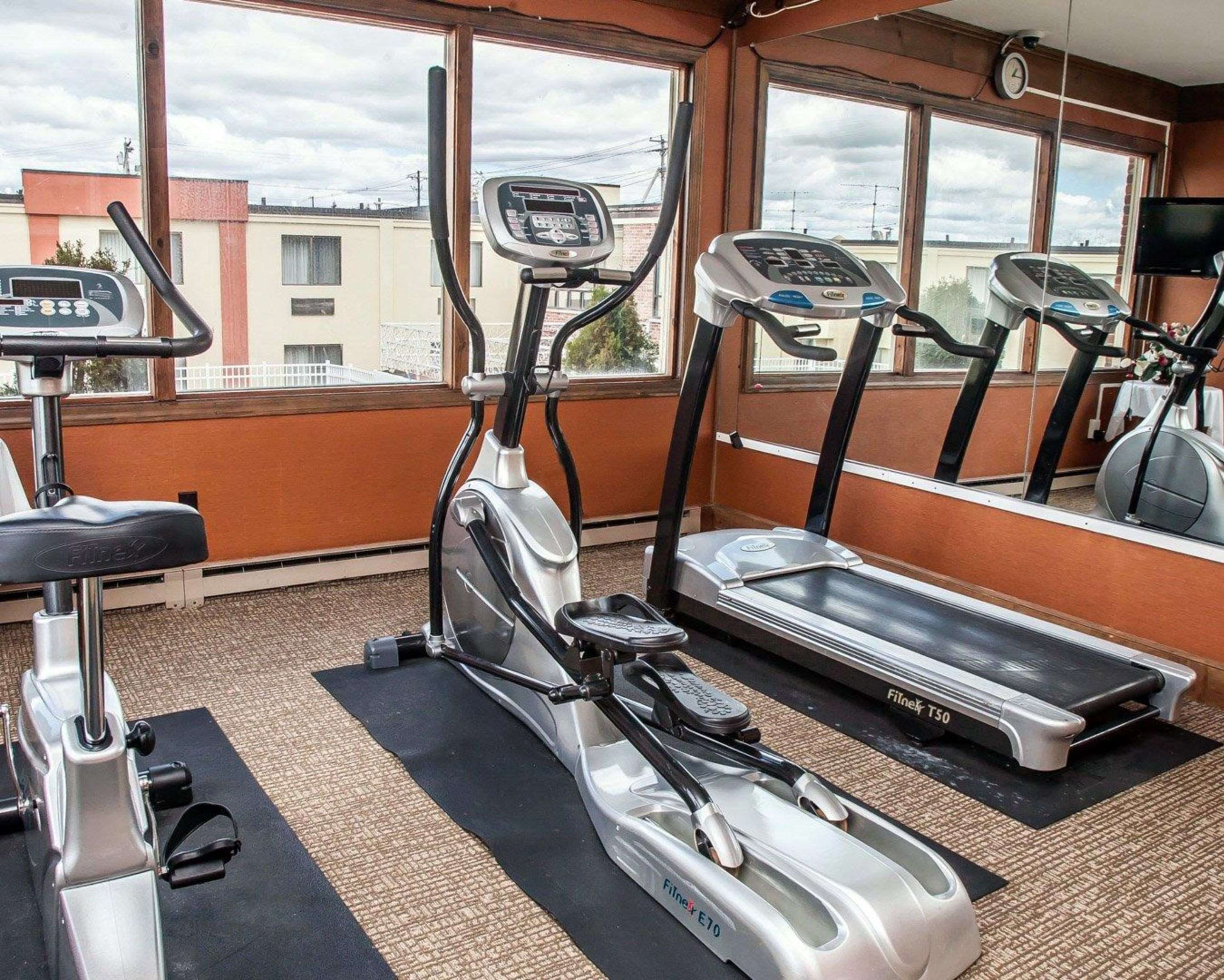 Exercise room with cardio equipment | Quality Inn Seekonk - Providence