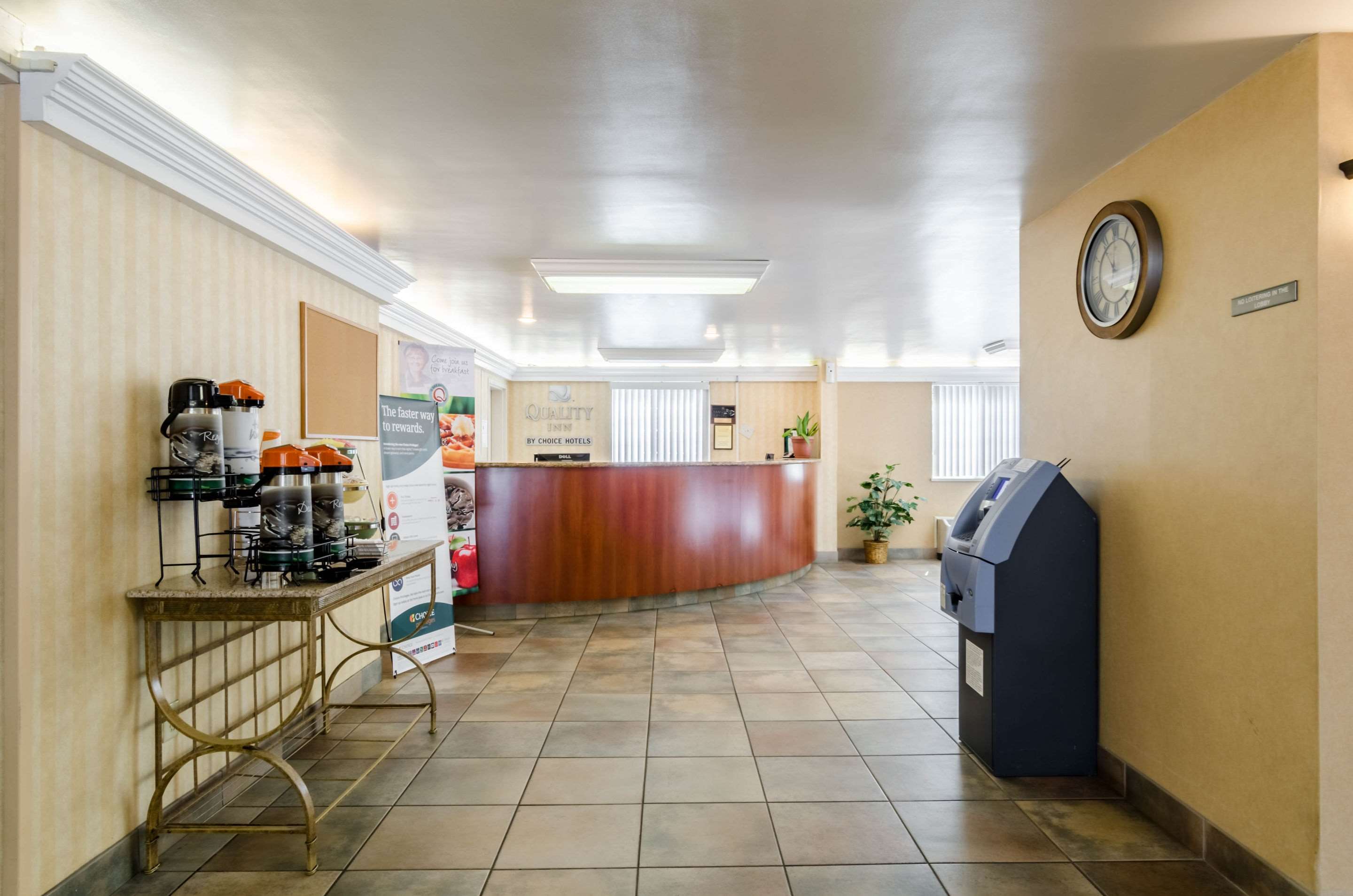 Spacious lobby