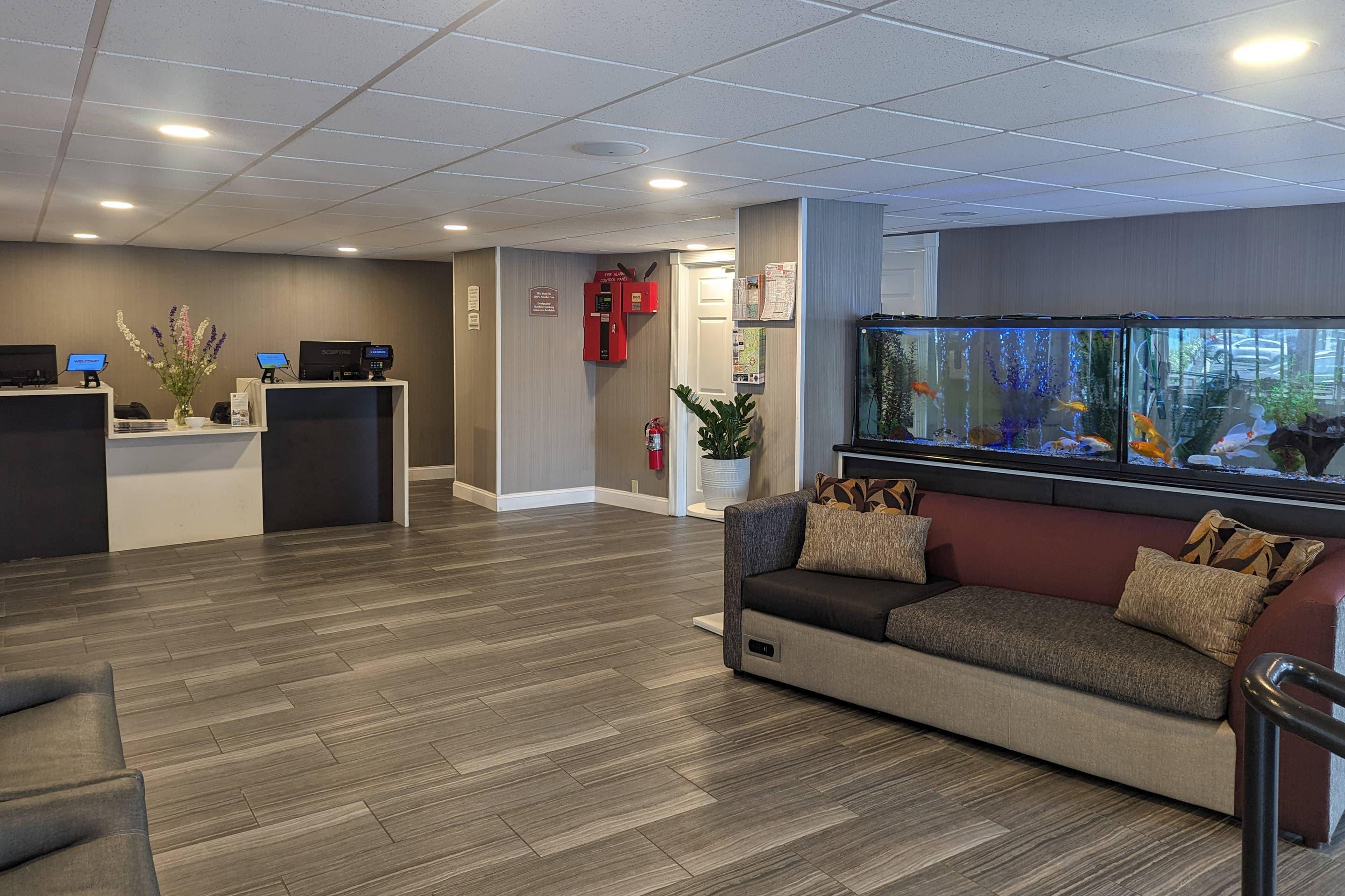 Hotel lobby | Quality Inn & Suites Northampton - Amherst