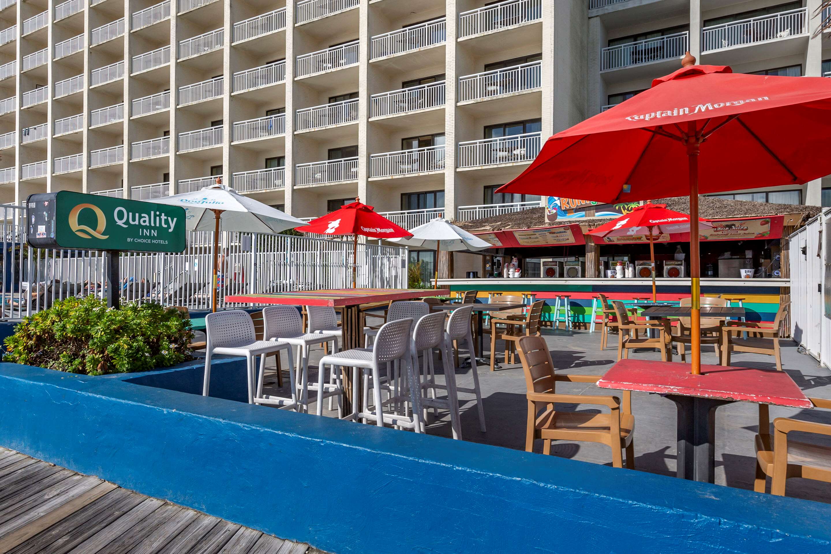 Beachfront hotel