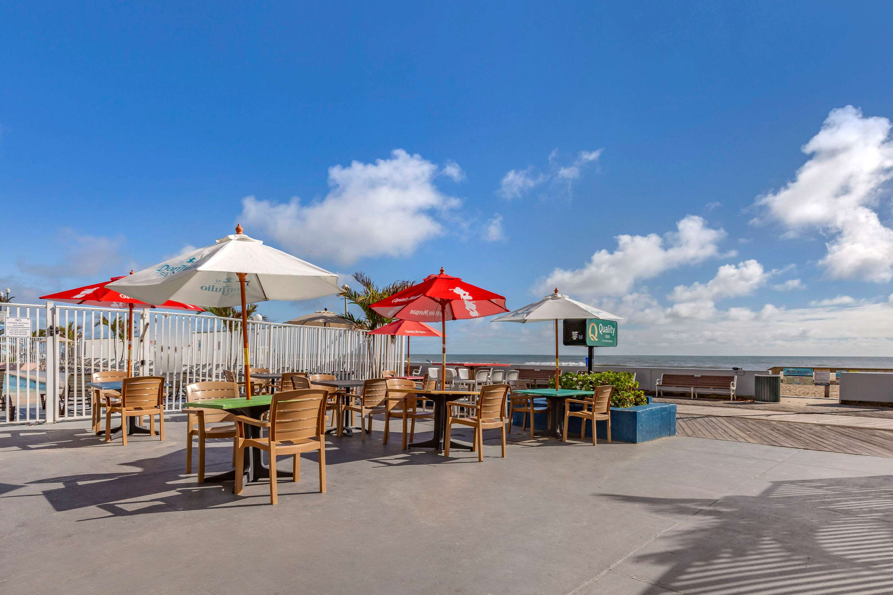 Beachfront hotel