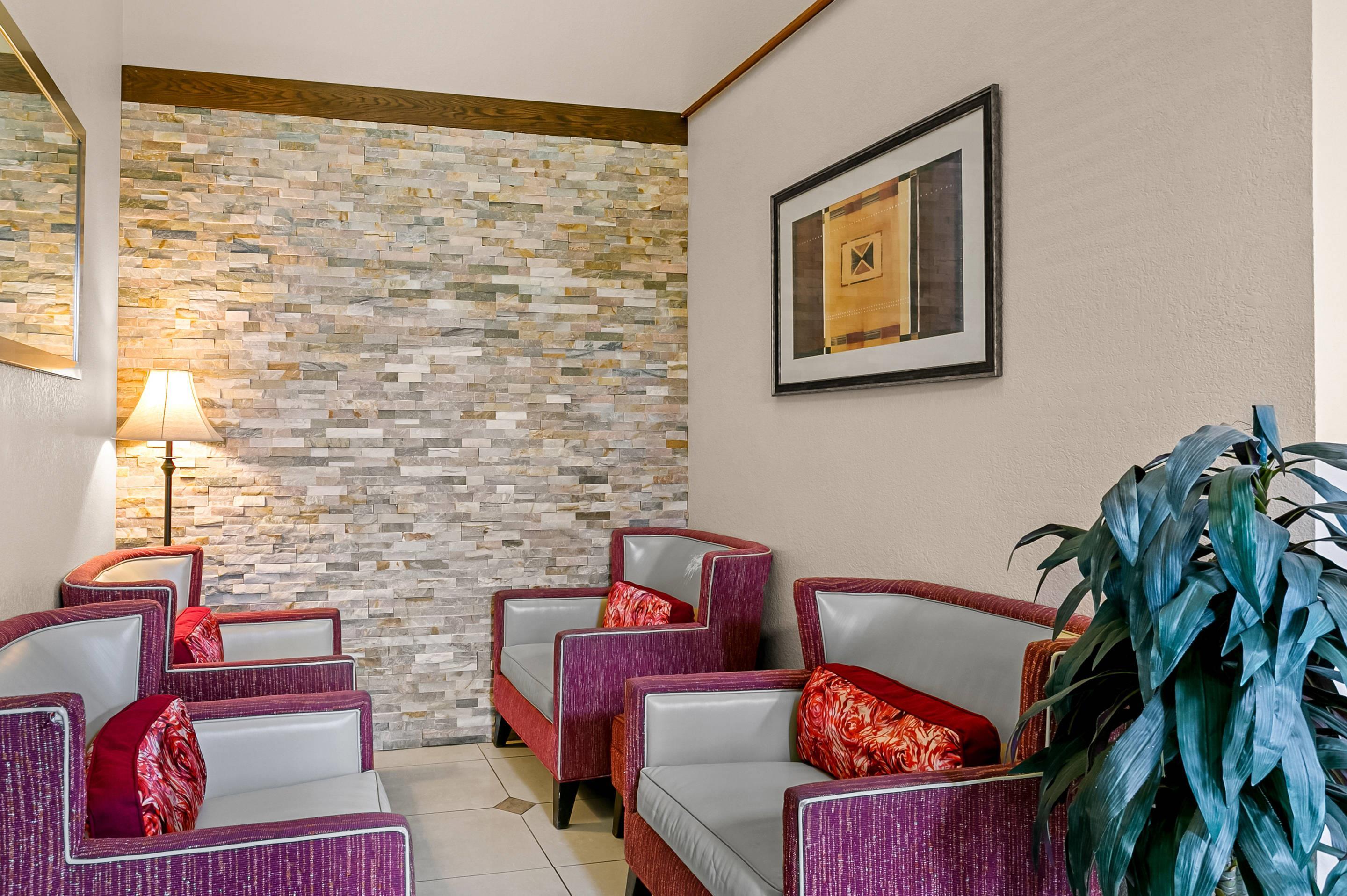 Lobby with sitting area | Quality Inn Near Ft. Meade