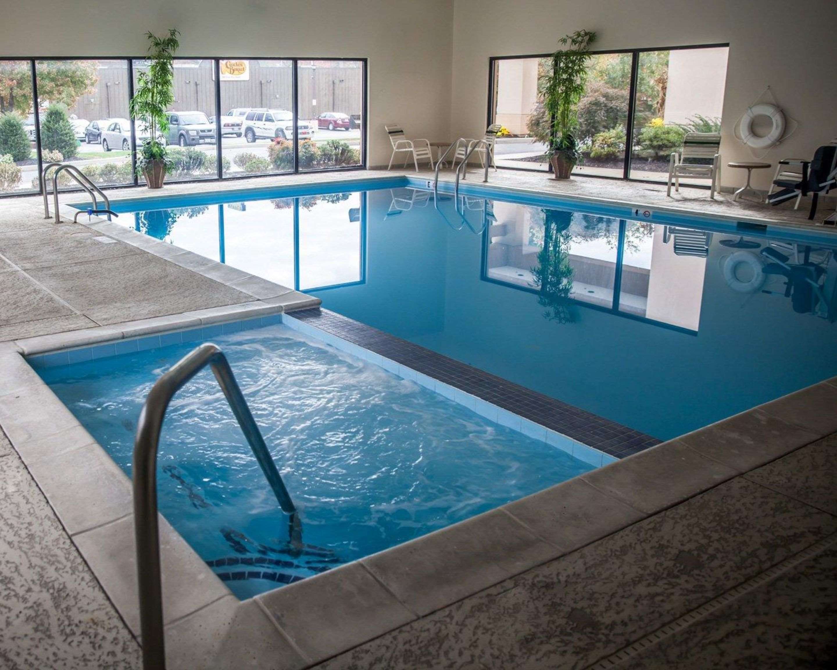Indoor heated pool with hot tub | Sleep Inn & Suites