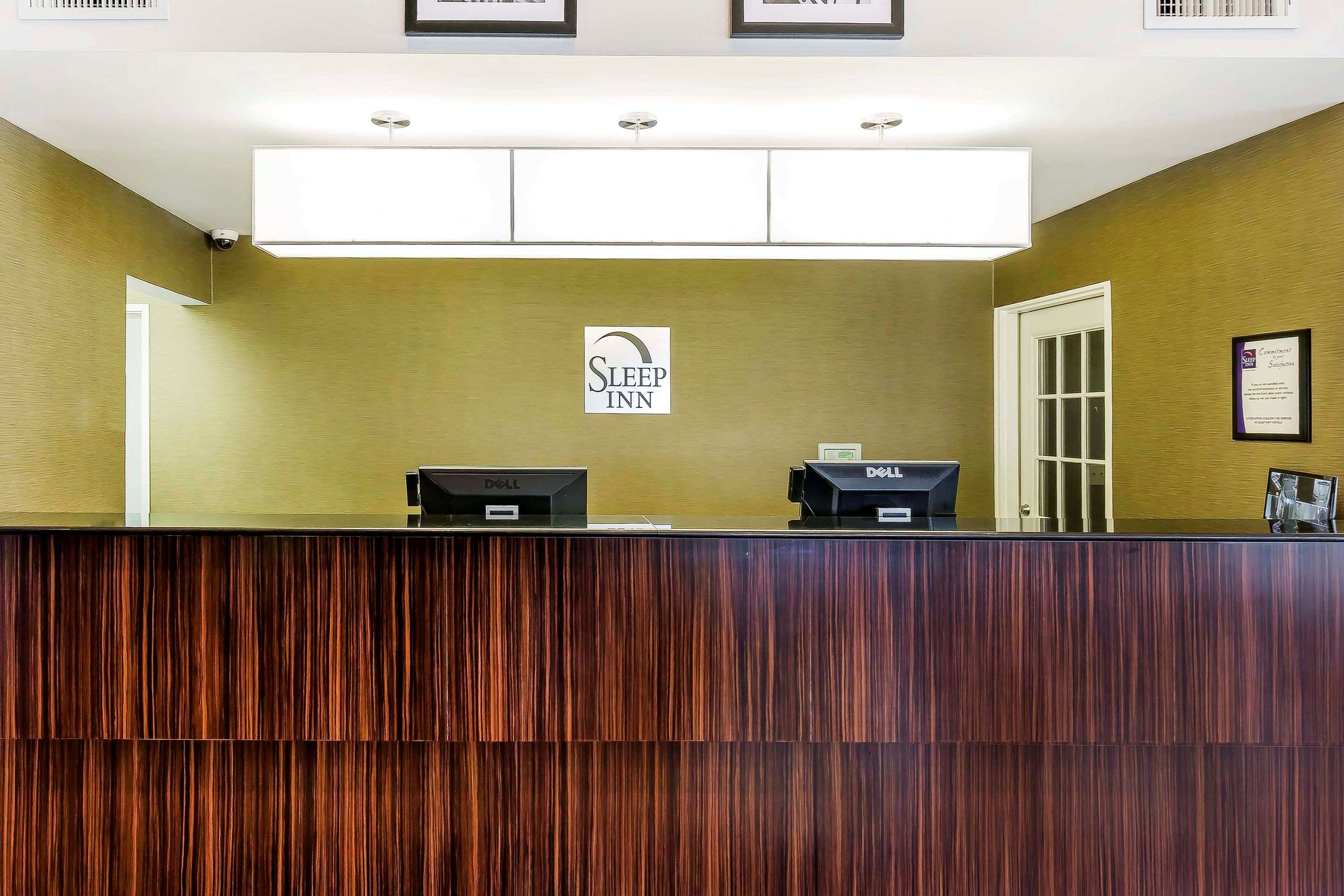 Spacious lobby with sitting area