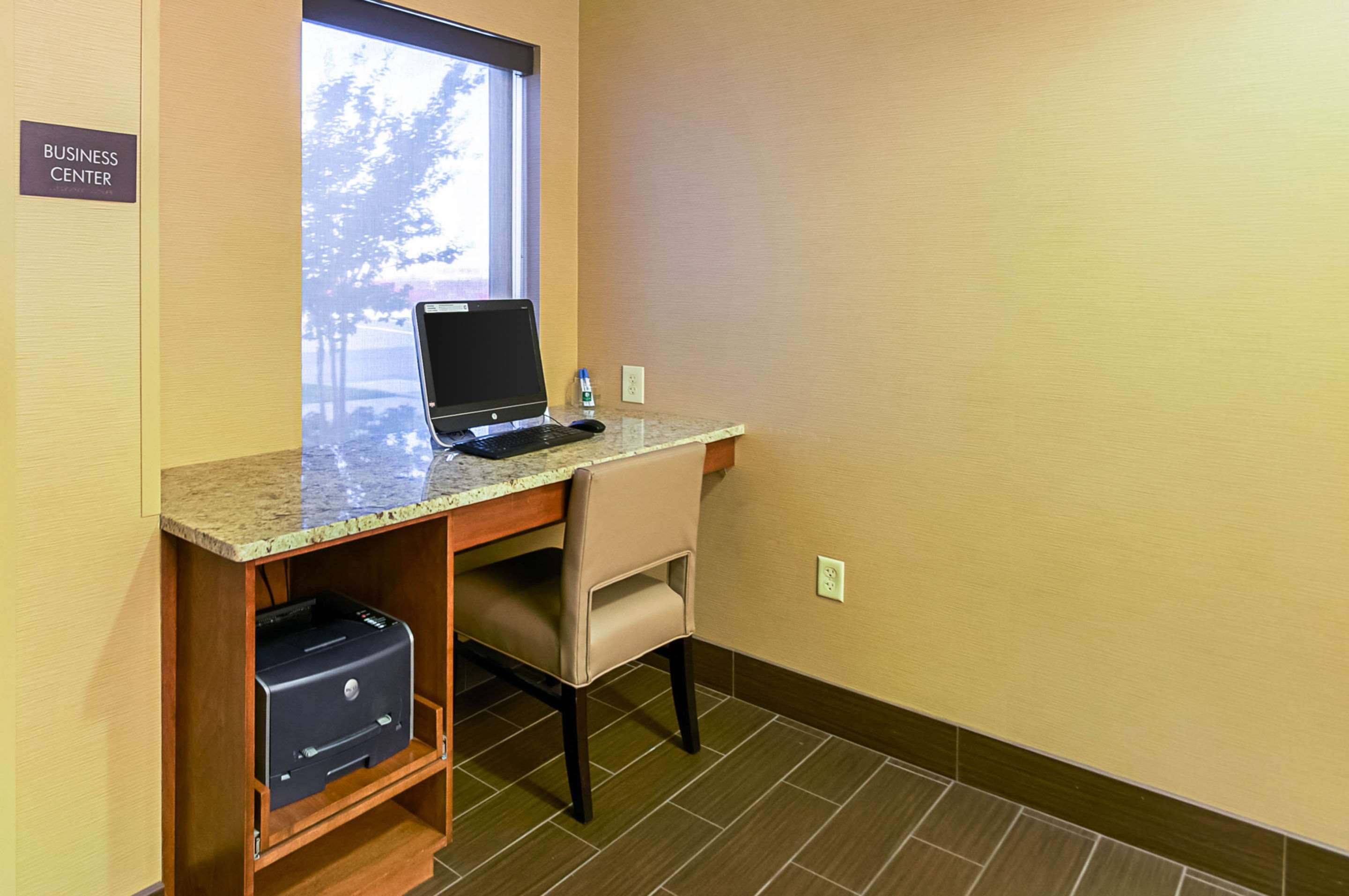 Computer in the lobby