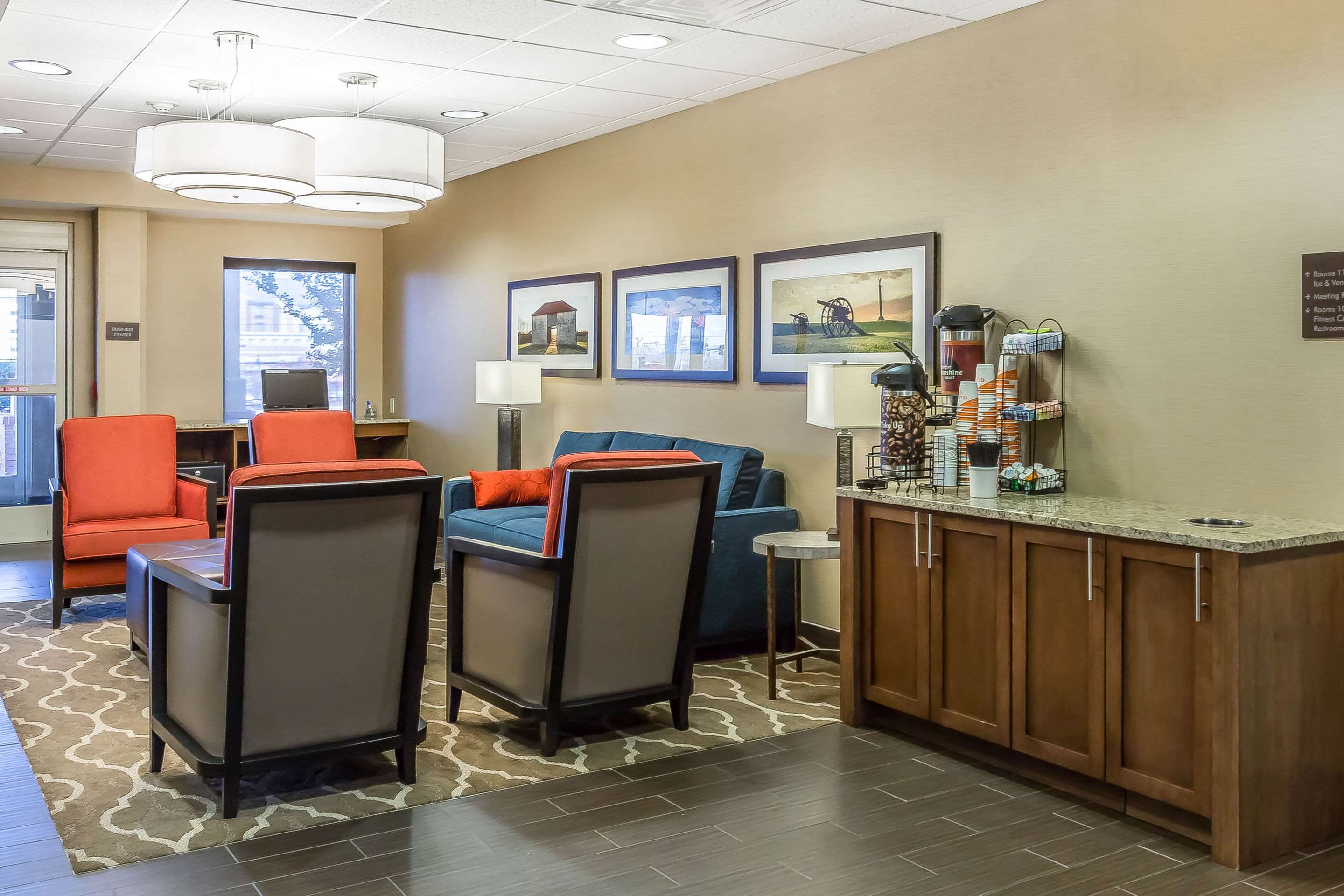 Hotel lobby
