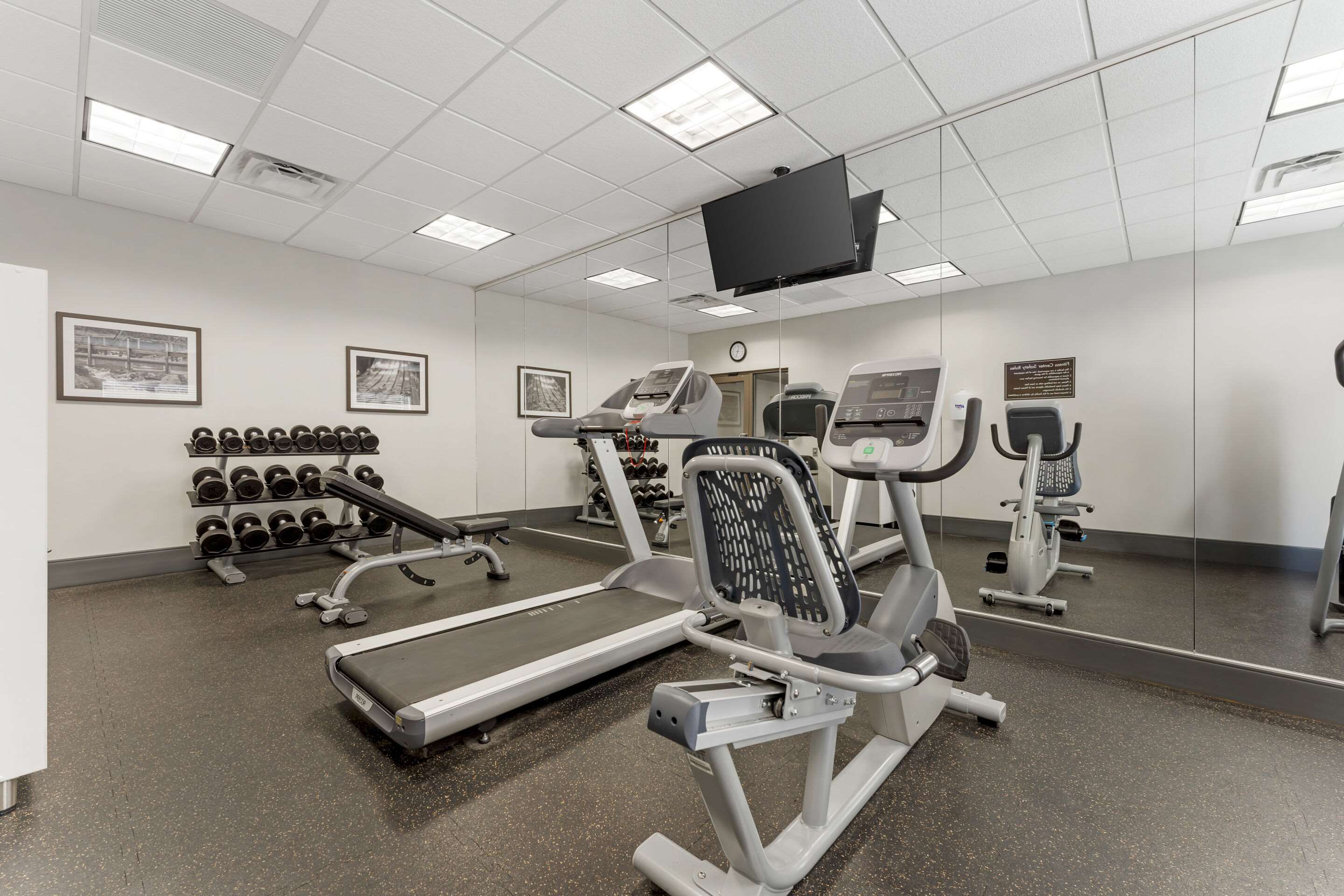 Fitness center | Sleep Inn & Suites Cumberland - LaVale