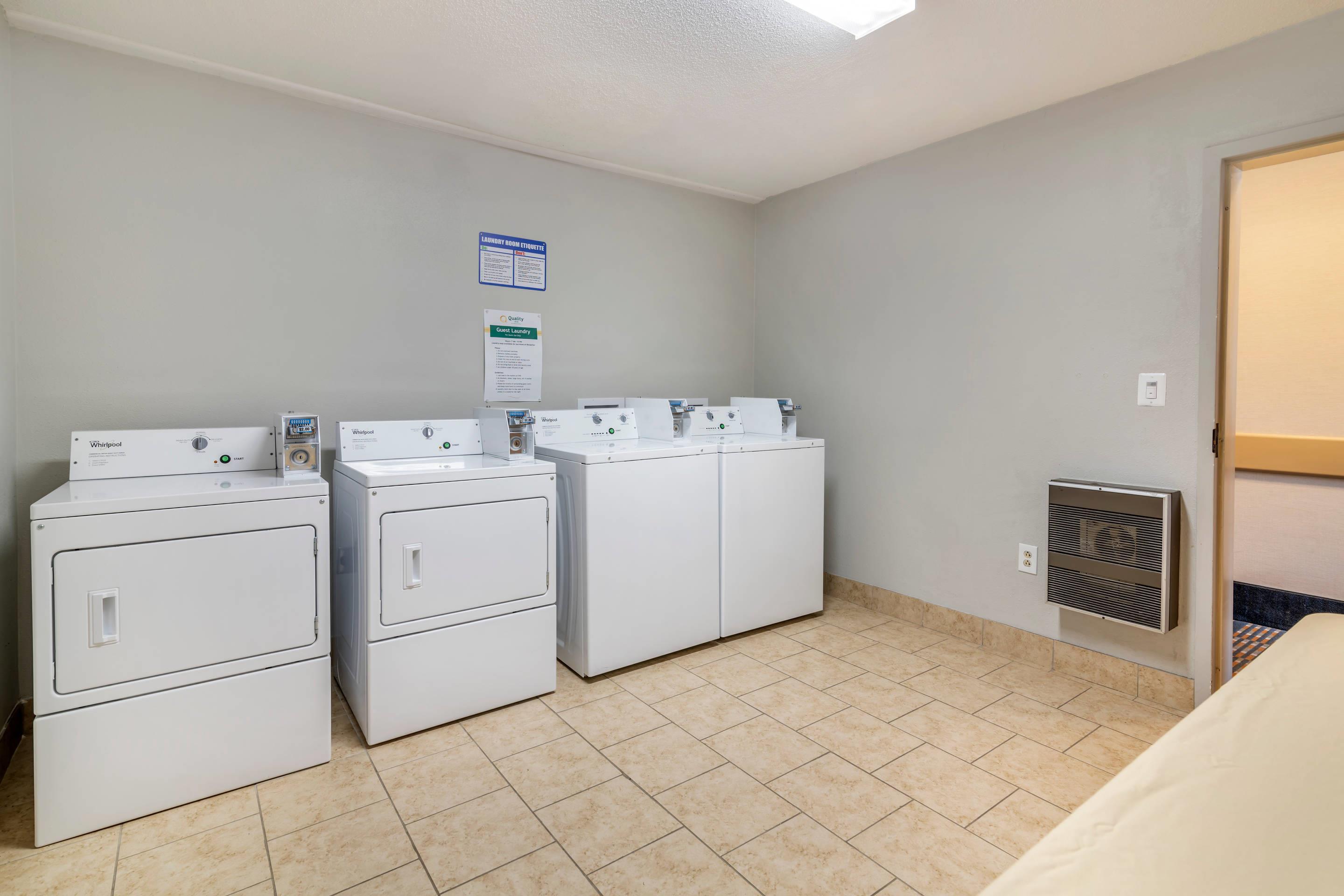 Guest laundry facilities