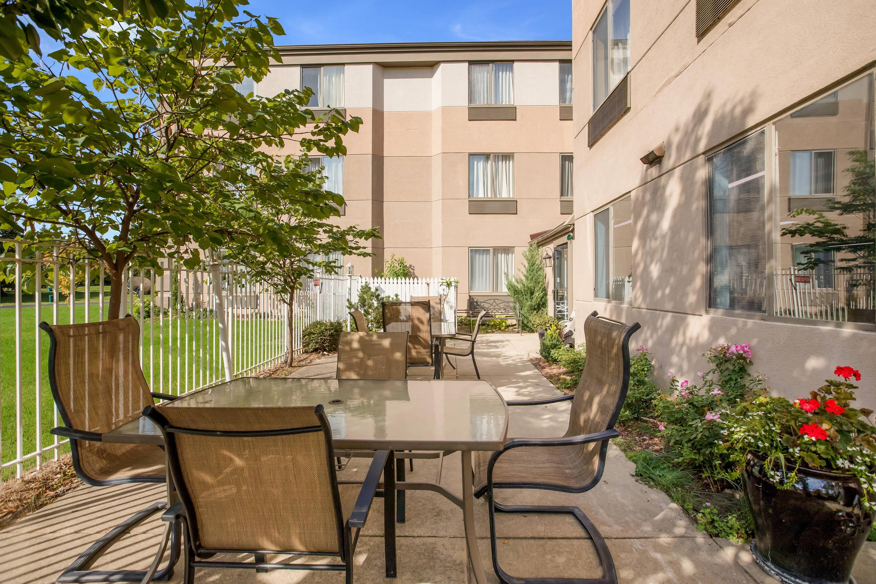 Patio | Sleep Inn & Suites