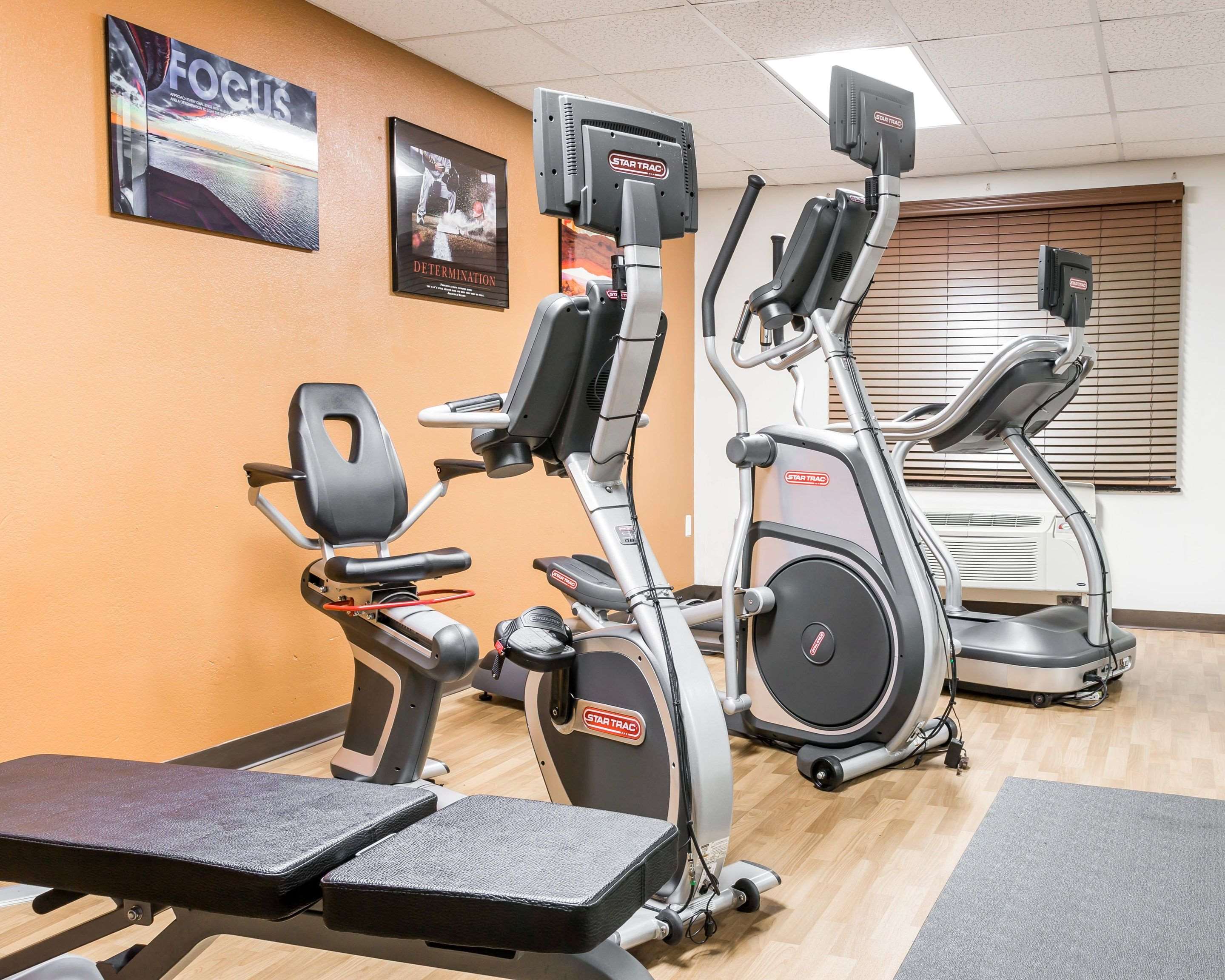 Fitness center with cardio equipment | Comfort Inn Metro Airport Romulus
