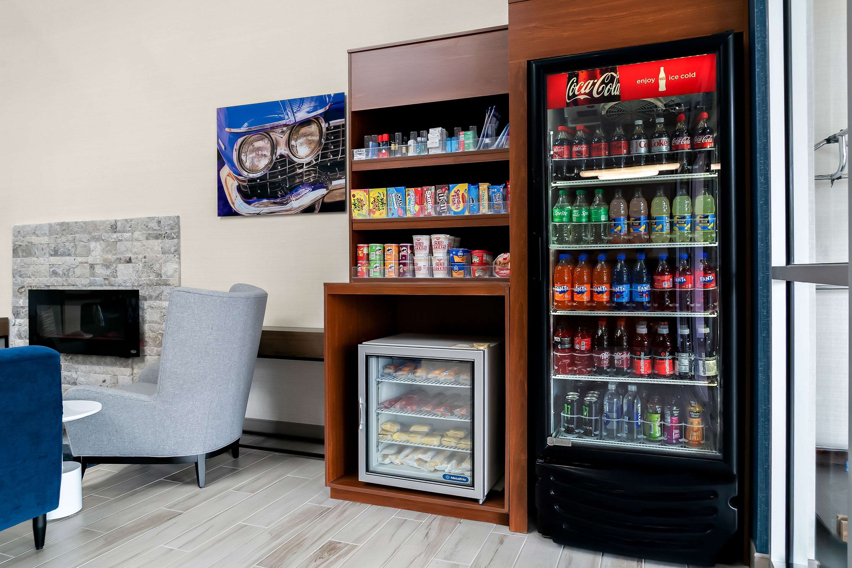 Hotel vending area