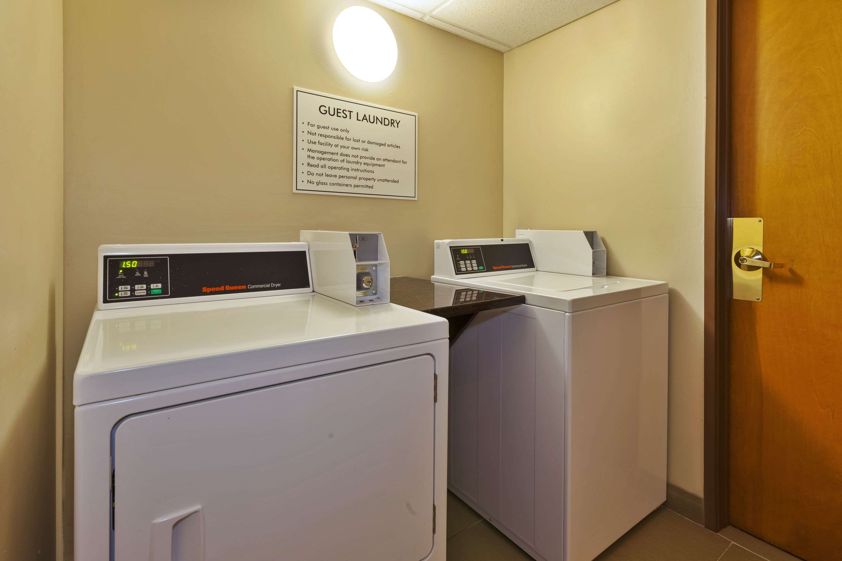 Guest laundry facilities