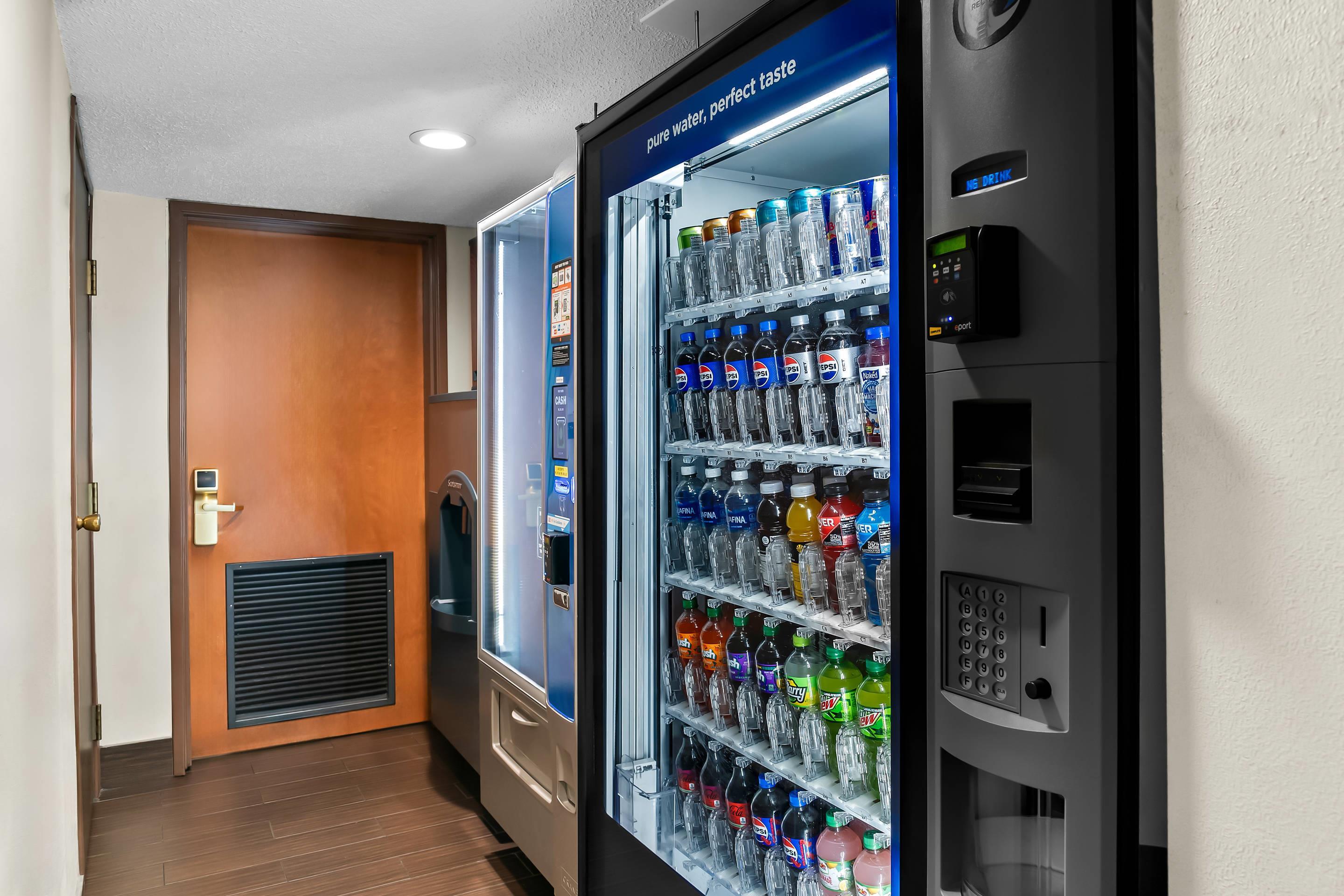 Hotel vending area