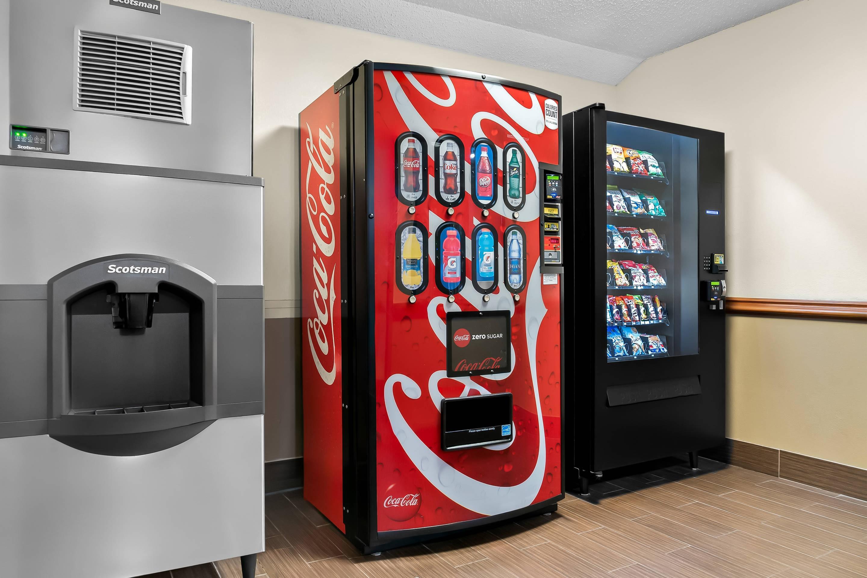 Hotel vending area