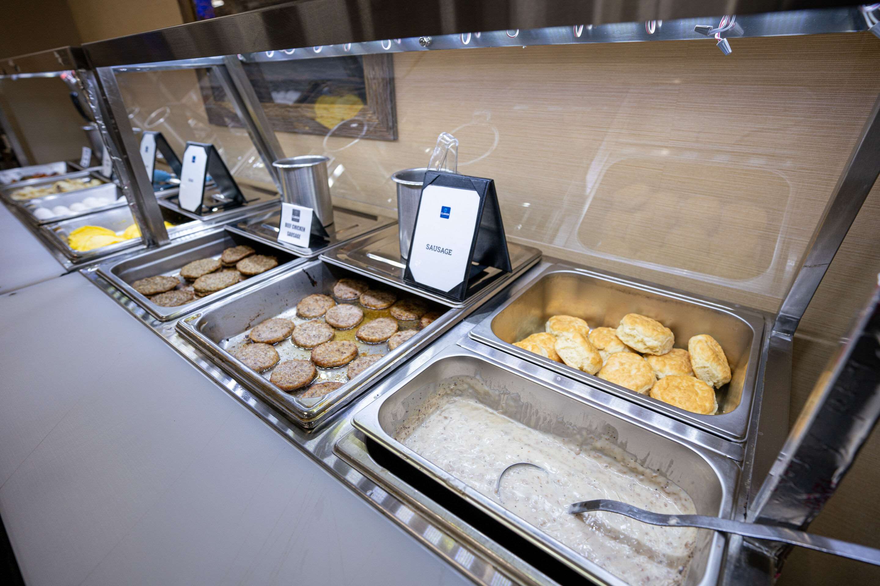 Assorted breakfast items | Clarion Hotel Detroit Metro Airport