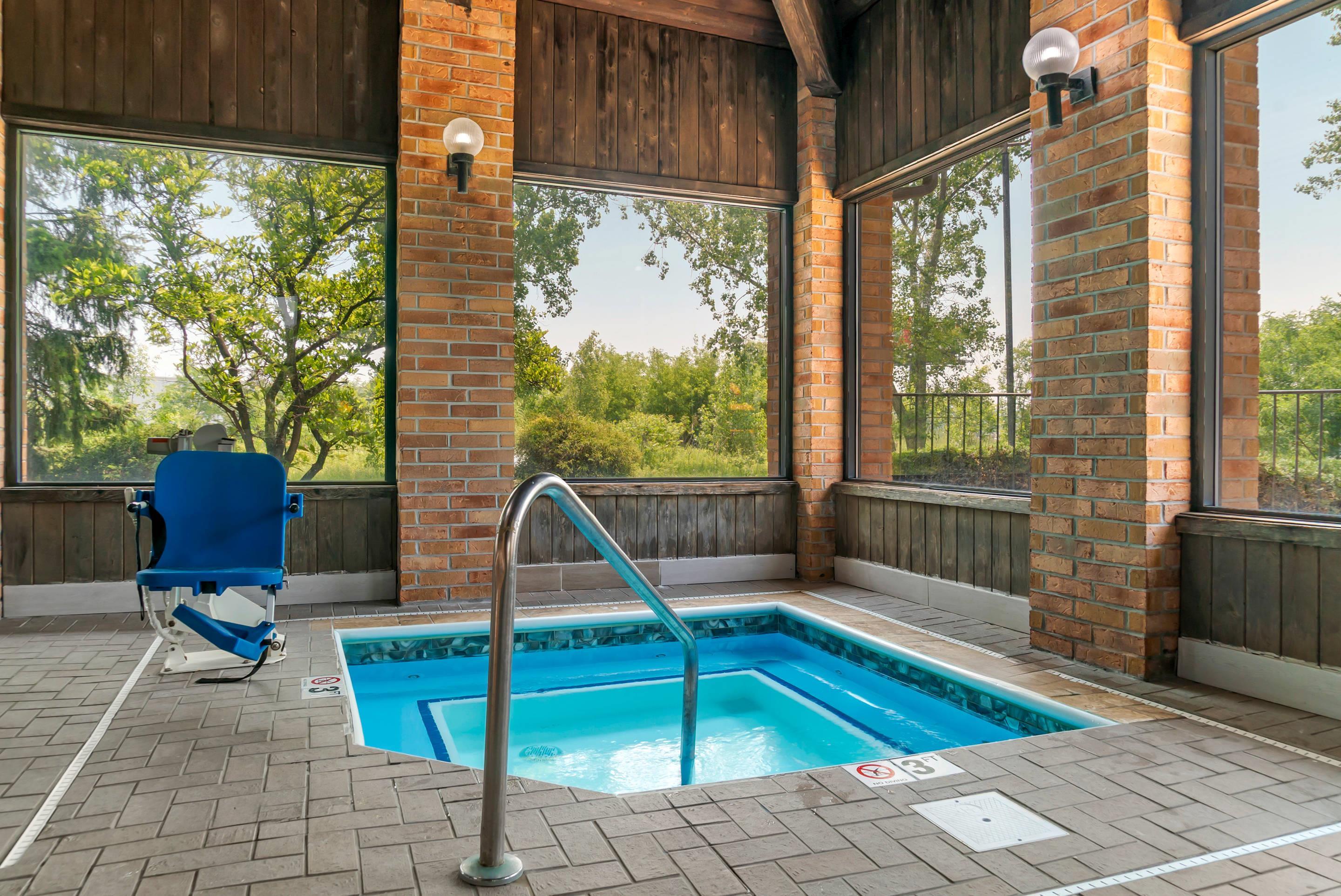 Indoor heated pool | Quality Inn Grand Rapids South-Byron Center