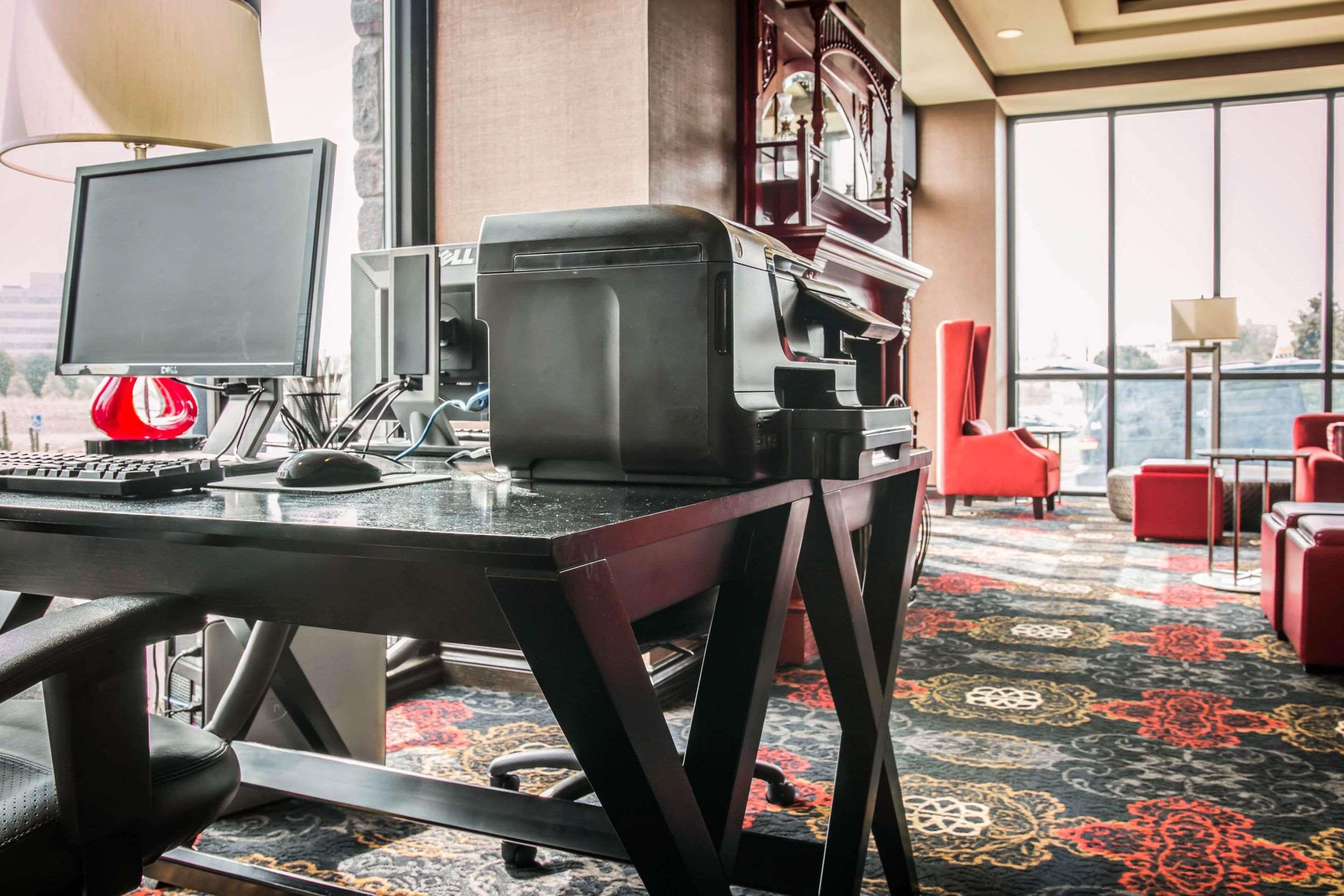 Business center with high-speed Internet access
