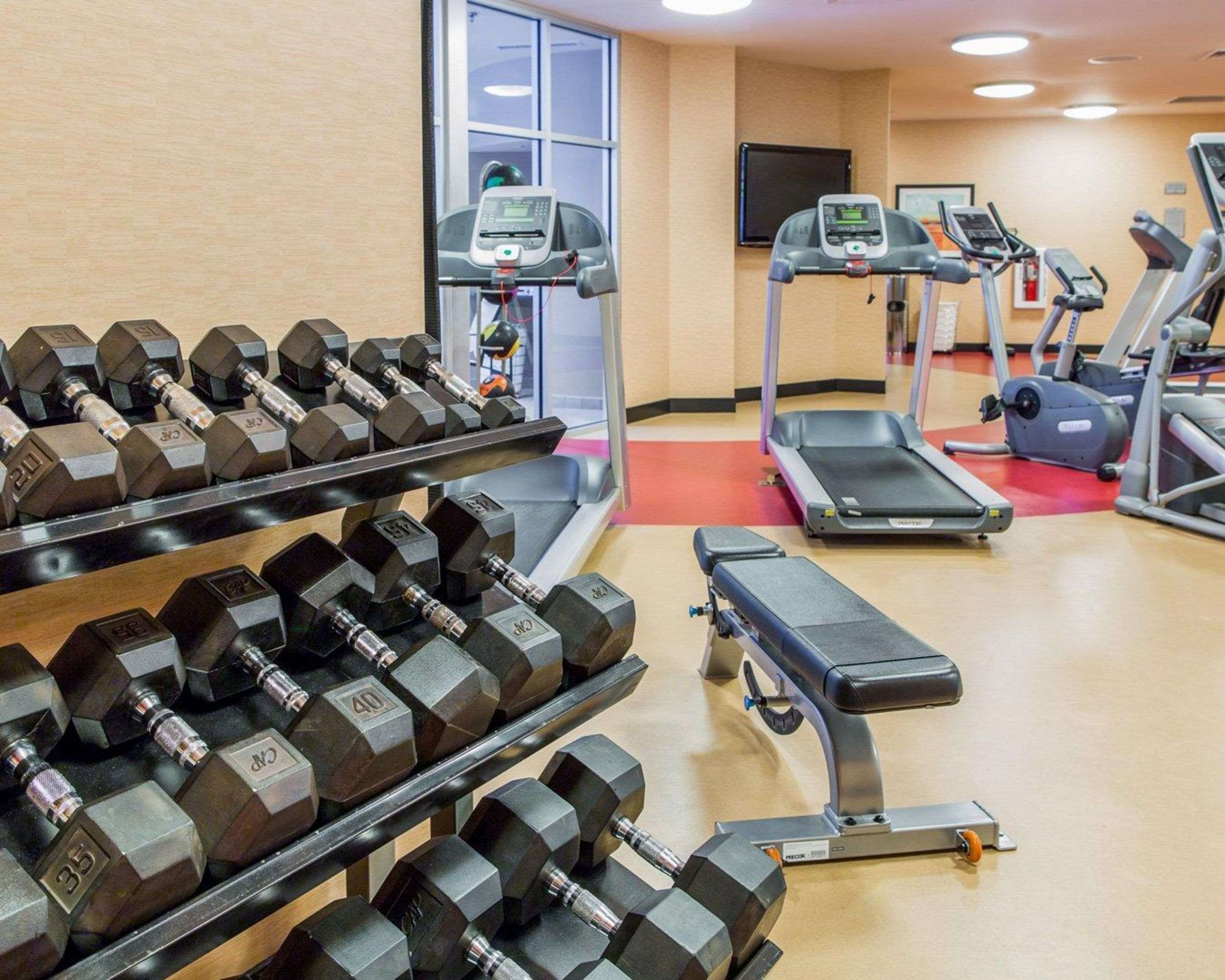 The Refresh area offers a state-of-the-art fitness center | Cambria Hotel Traverse City