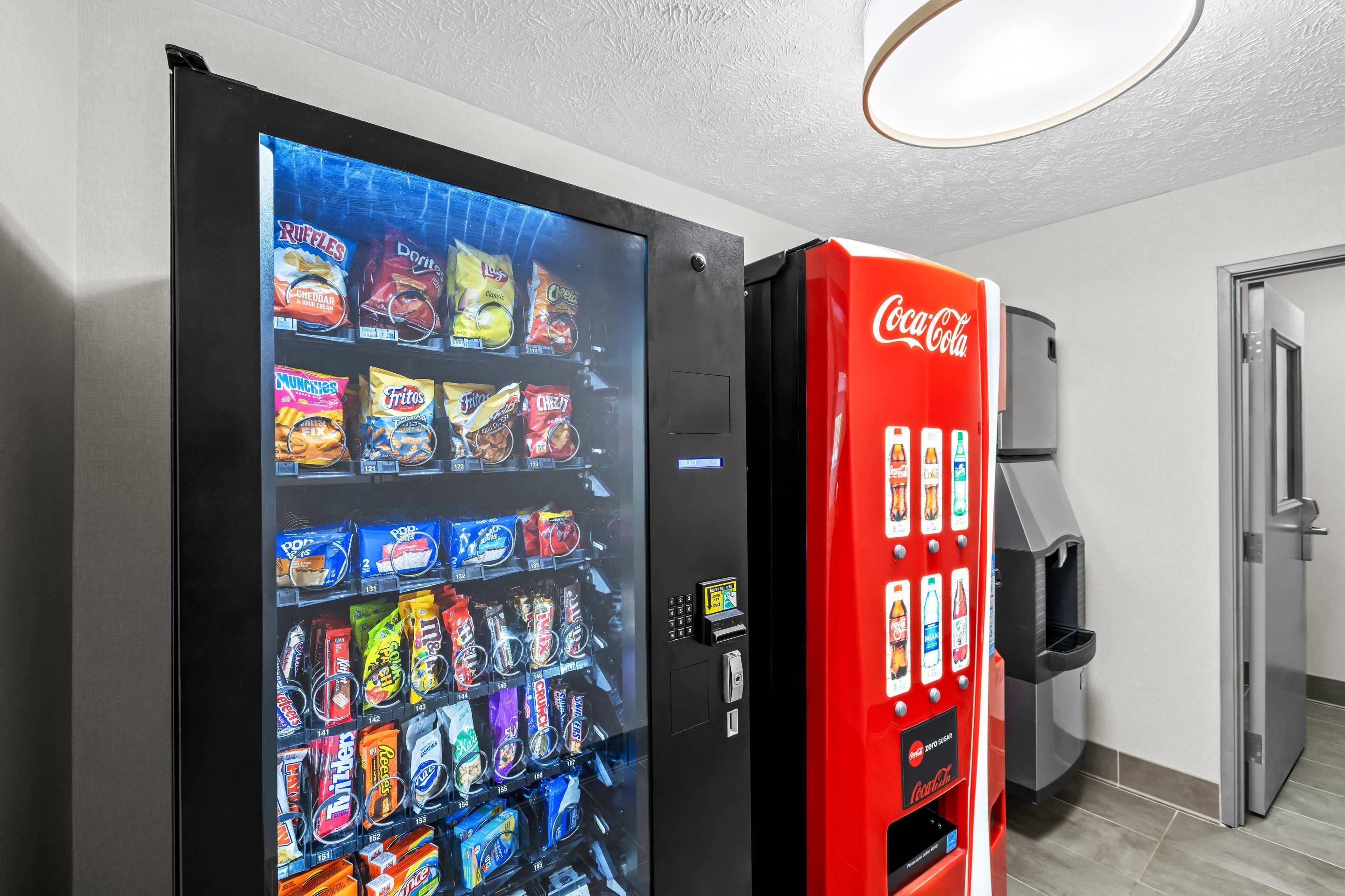 Hotel vending area