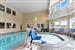 Indoor pool with hot tub