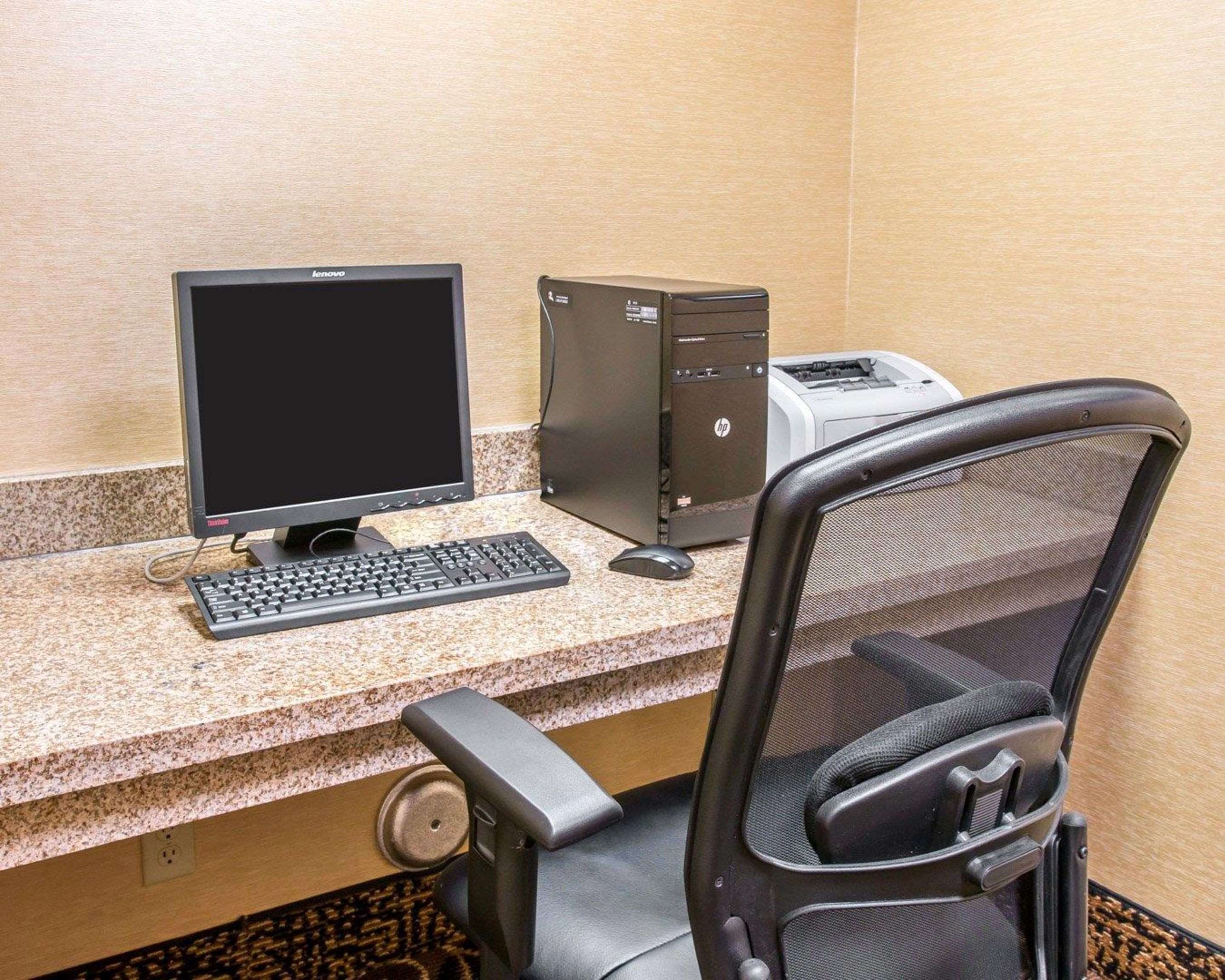 Business center with high-speed Internet access