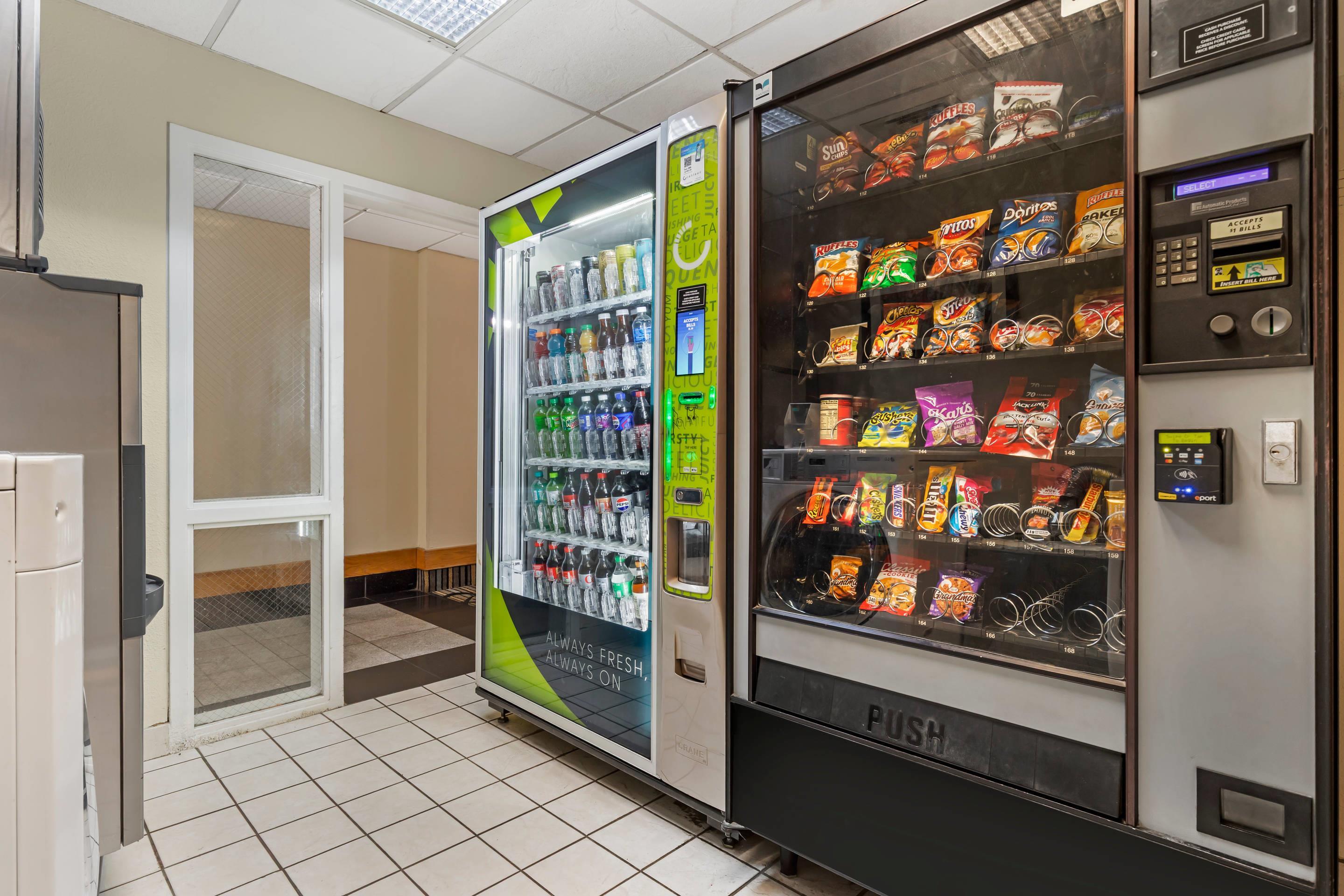 Hotel vending area
