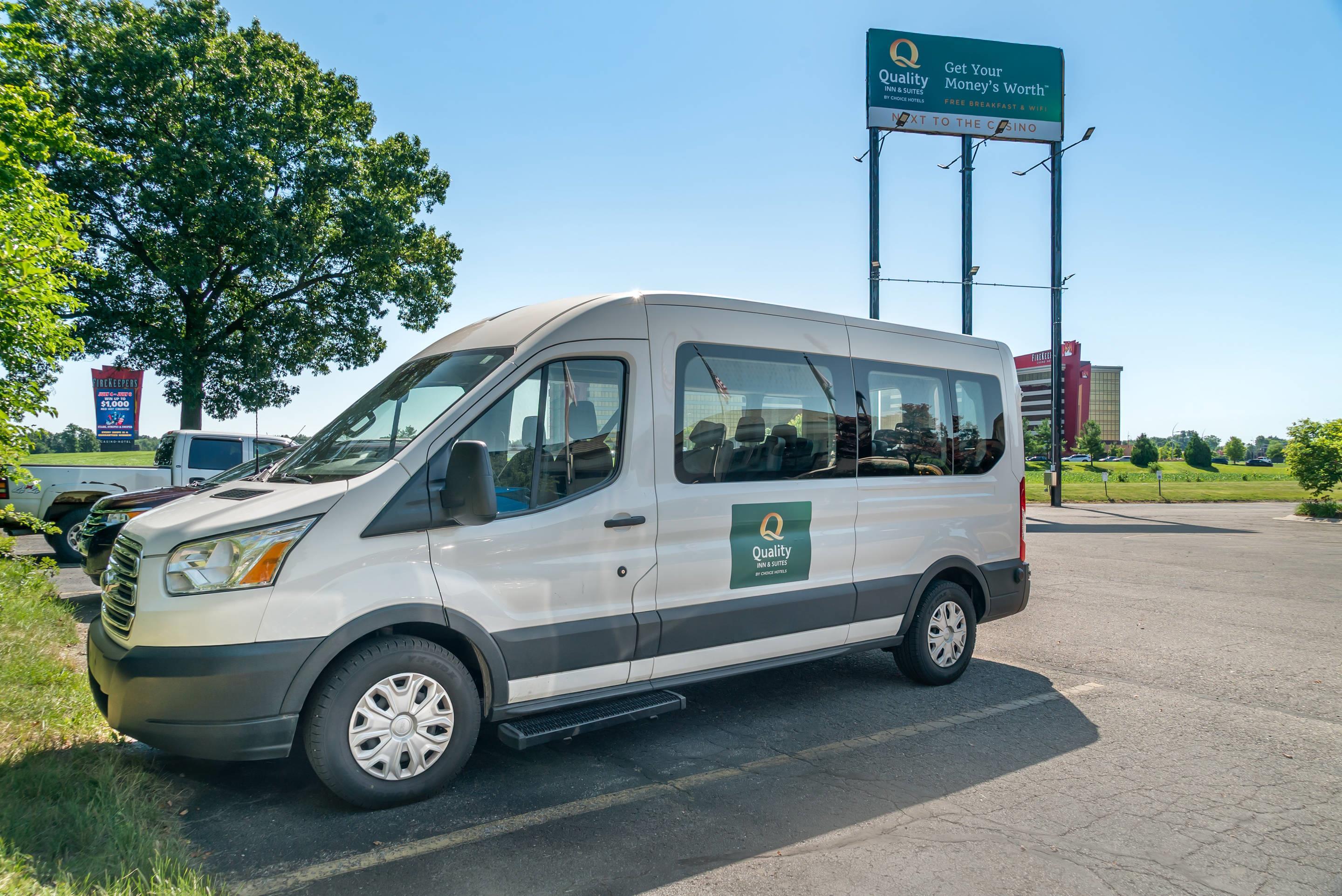 Shuttle | Quality Inn & Suites Next to the Casino