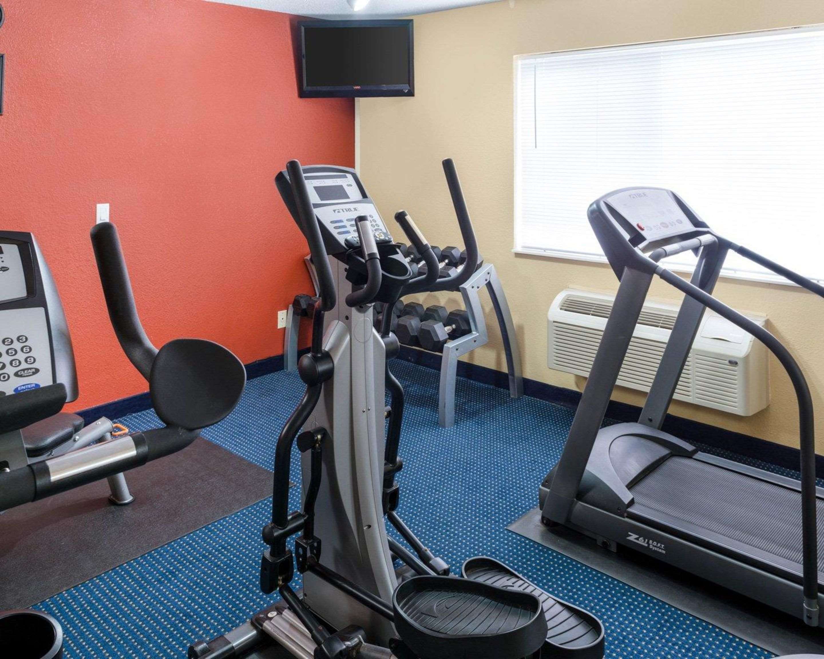 Fitness center with cardio equipment